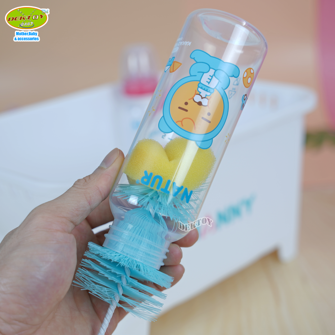 Gracekids เกรซคิดส์ เฮเธอร์ แปรงล้างขวดนมไนล่อนหัวฟองน้ำ