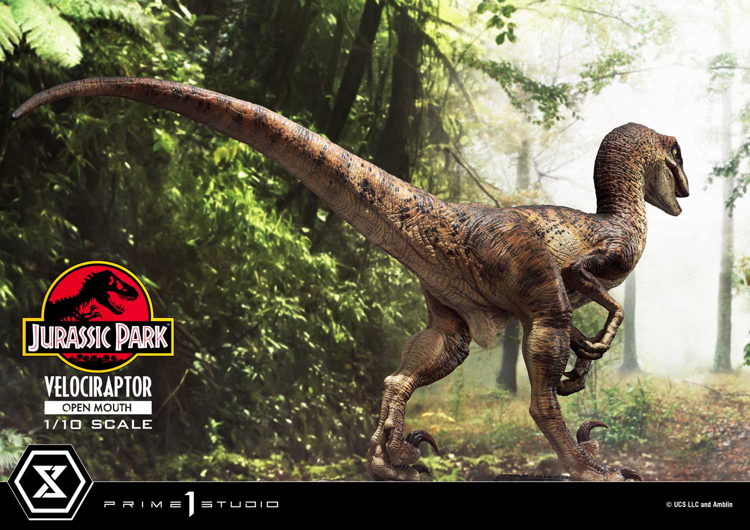 [สั่งจอง] Prime 1 Studio PCFJP-07: Velociraptor Open Mouth 1:10 Scale (Jurassic Park)