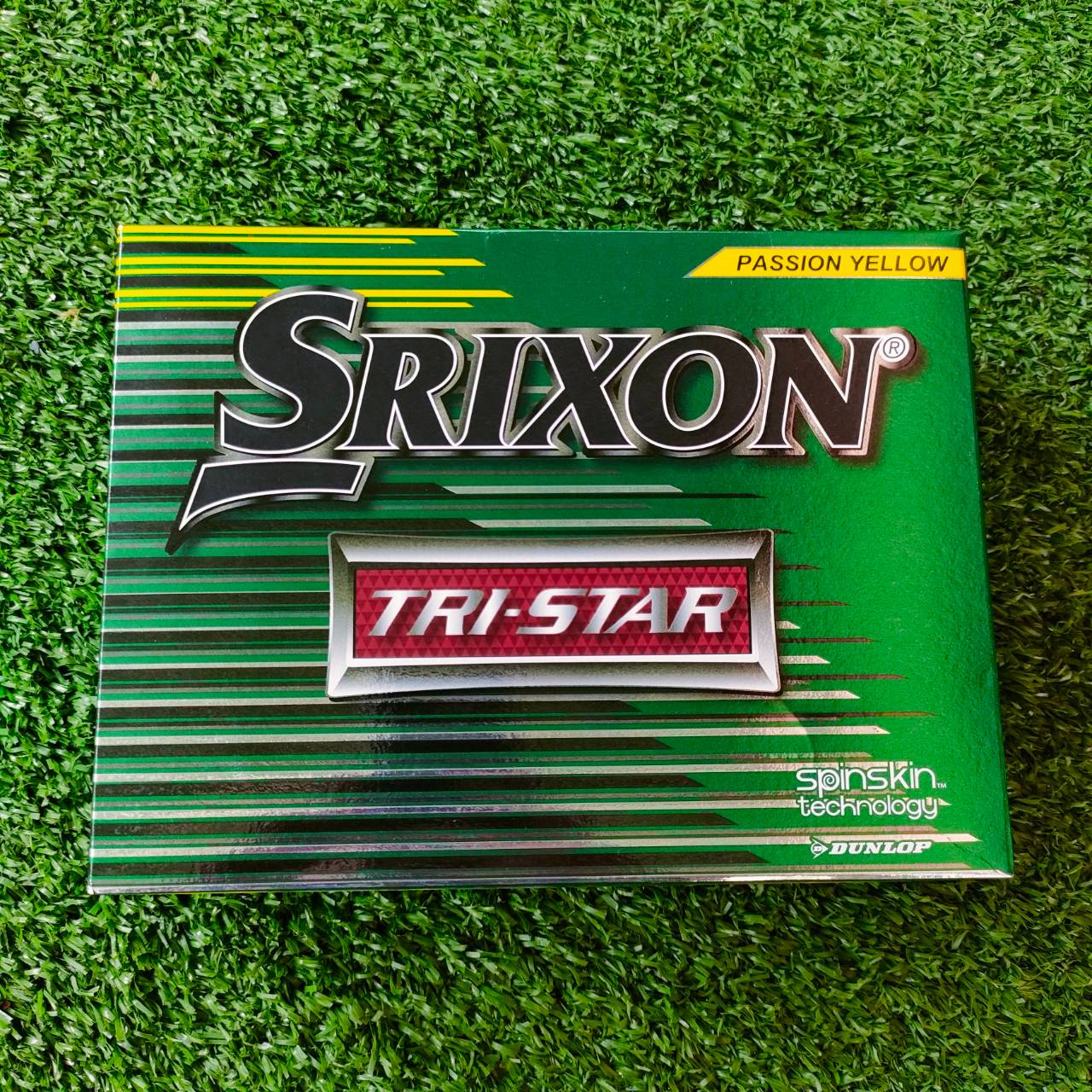 ลูกกอล์ฟ SRIXON TRI-STAR ของใหม่!!! พรีเมี่ยมจากญี่ปุ่น รุ่นนี้เปลือกสามชั้น SPIN SKIN!! ตกหยุดแน่นอน นุ่มและเสถียรมาก