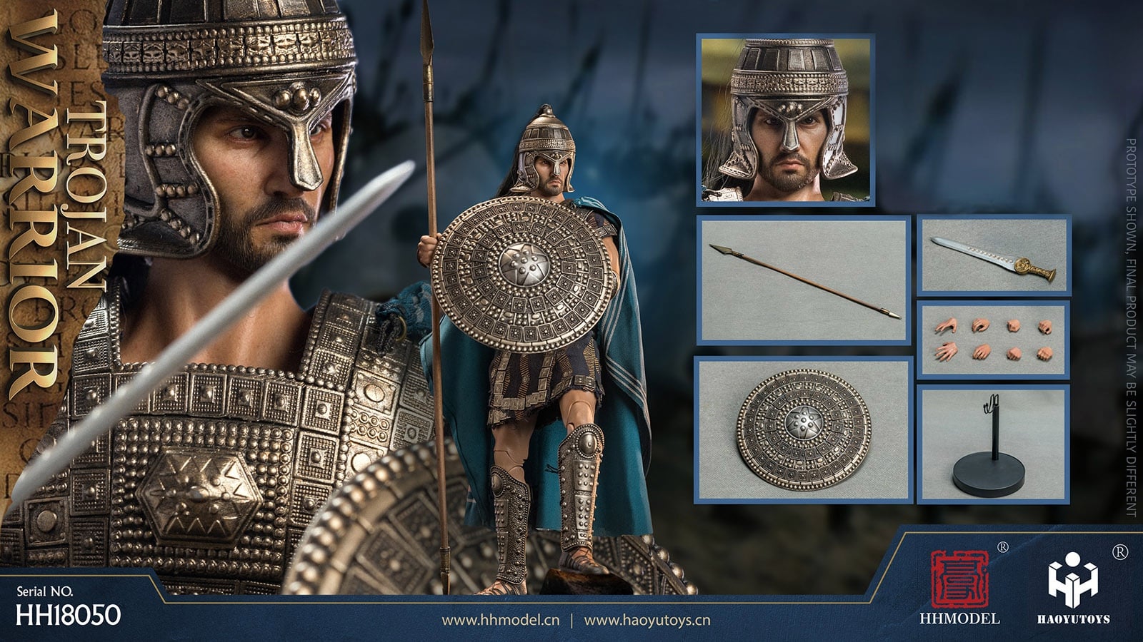[สั่งจอง]HHMODEL & HAOYUTOYS HH18050 1/6 : Imperial Legion - Trojan Warrior
