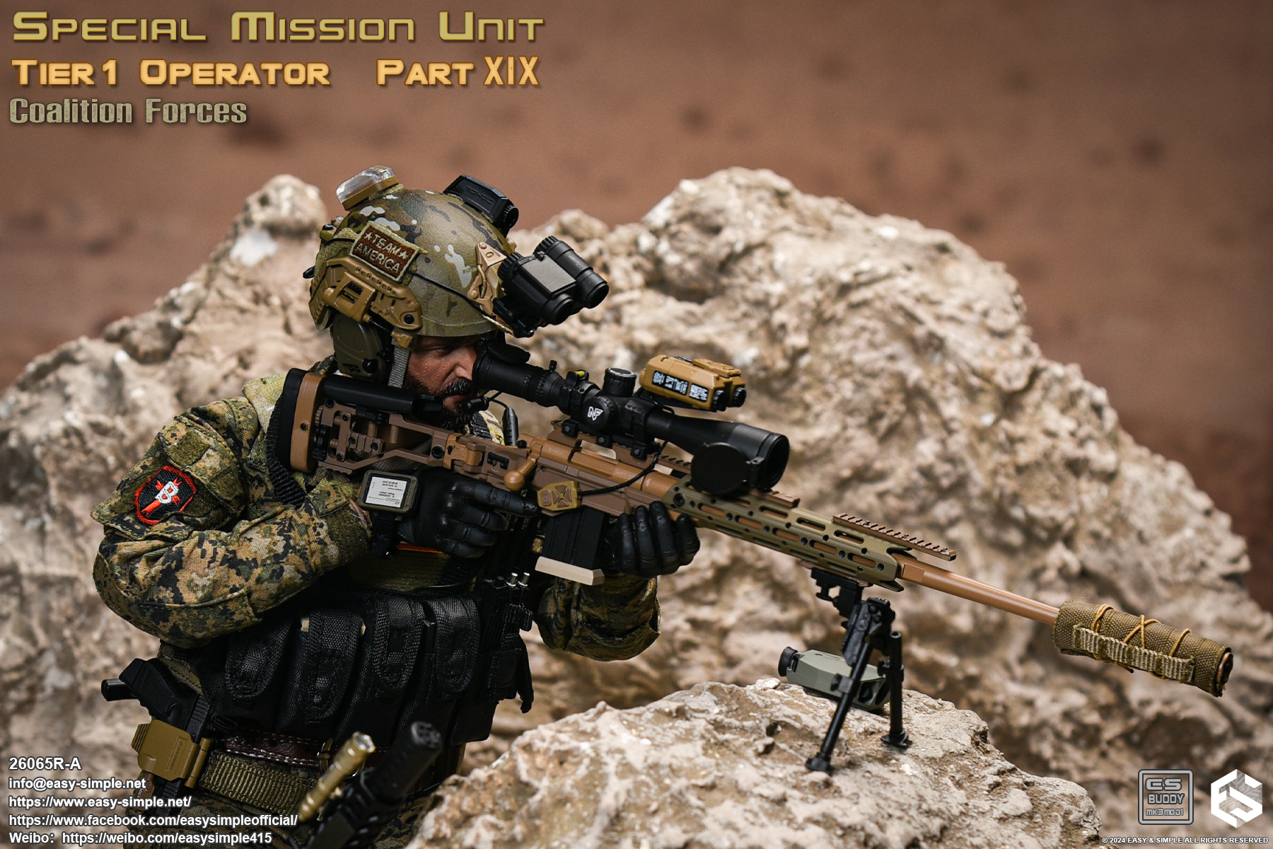[พร้อมส่ง] Easy&Simple 26065RA 1/6 : SMU Tier1 Operator Part XIX Coalition Forces