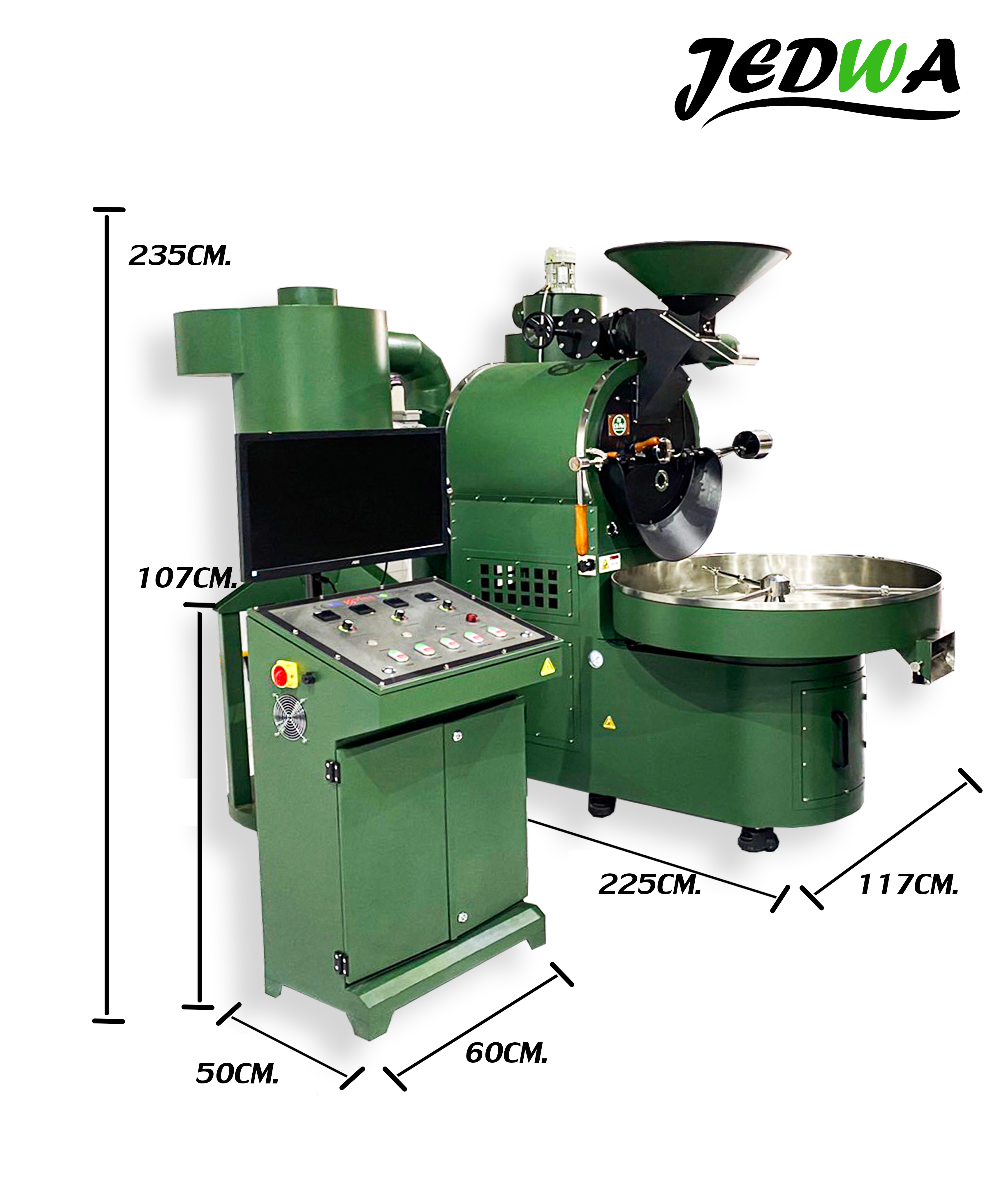 เครื่องคั่วกาแฟ 15 กิโล Coffee Roaster Machine 15 KG(UG)