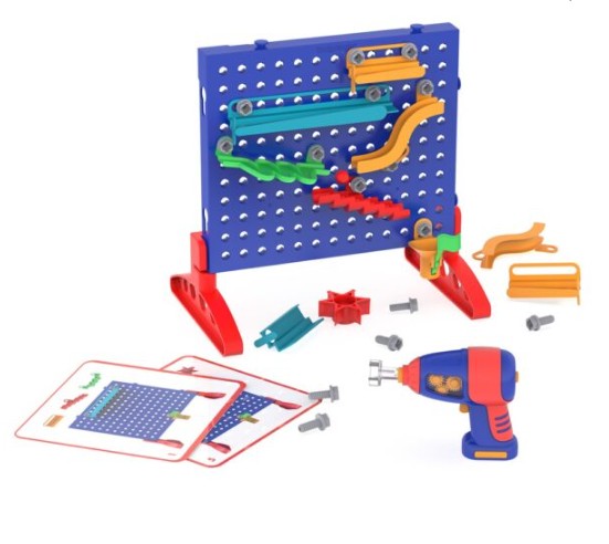 ชุดออกแบบและเจาะสร้างเขาวงกต ของเล่นเสริมพัฒนาการ, ของเล่นเด็กอนุบาล, สื่อการสอนเด็กอนุบาล วัสดุและสี ปลอดภัยต่อเด็ก มีมาตรฐาน มอก. ตามที่ สพฐ. กำหนด