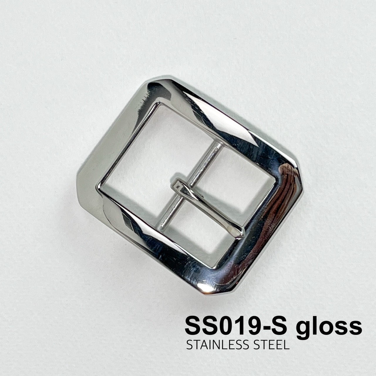 SS019-S หัวเข็มขัดสเตนเลสแท้ขนาด 38มิล หรือ 1.5นิ้ว อุปกรณ์งานหนัง **ราคาต่อชิ้น**