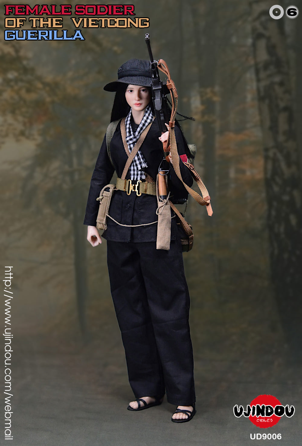 [สั่งจอง]UJINDOU UD9006 1/6 FEMALE SOLDIER OF THE VIETCONG GUERILLA
