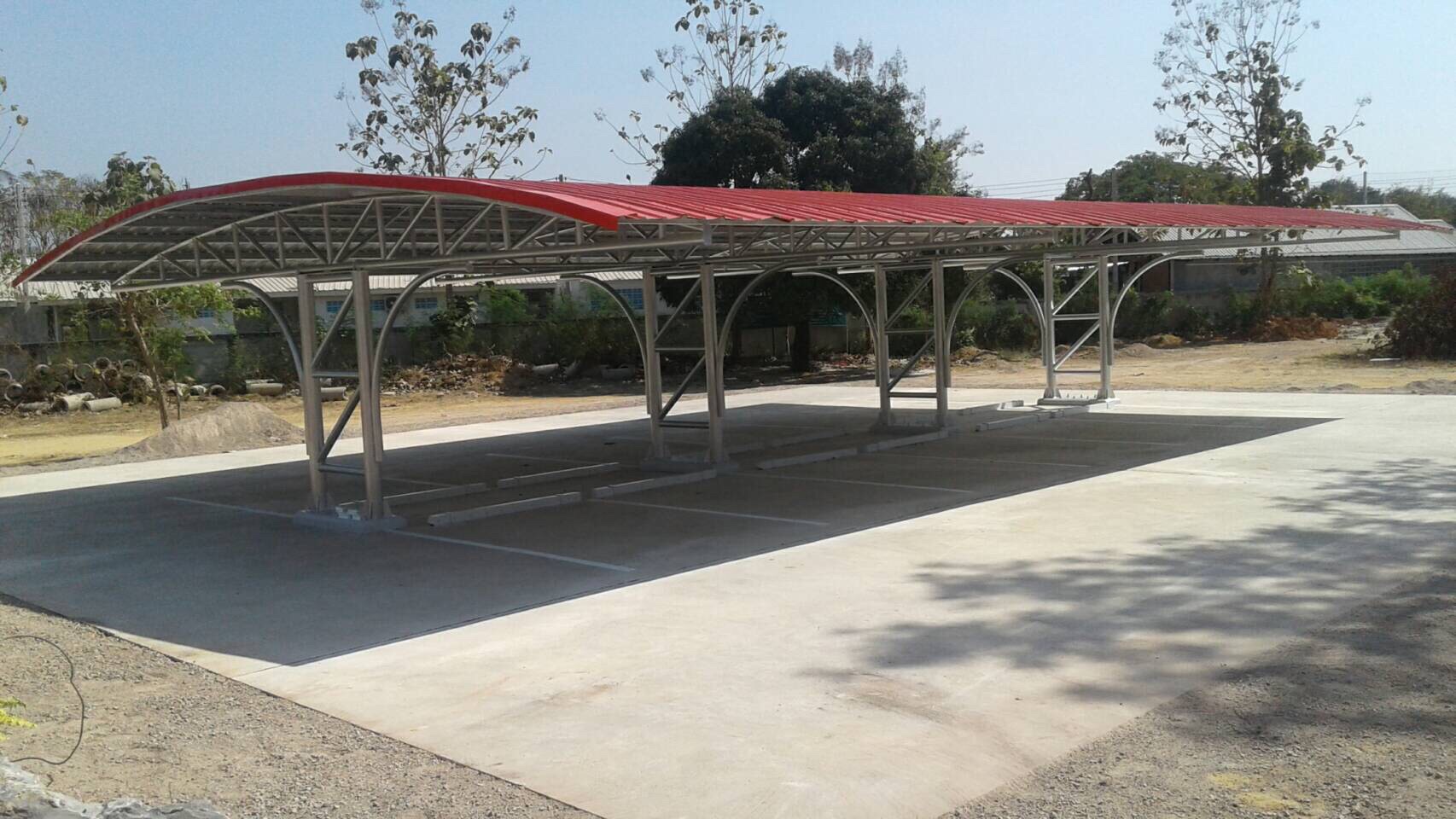 เทศบาลเขางู จ.ราชบุรี งานทำลานจอดรถยนต์