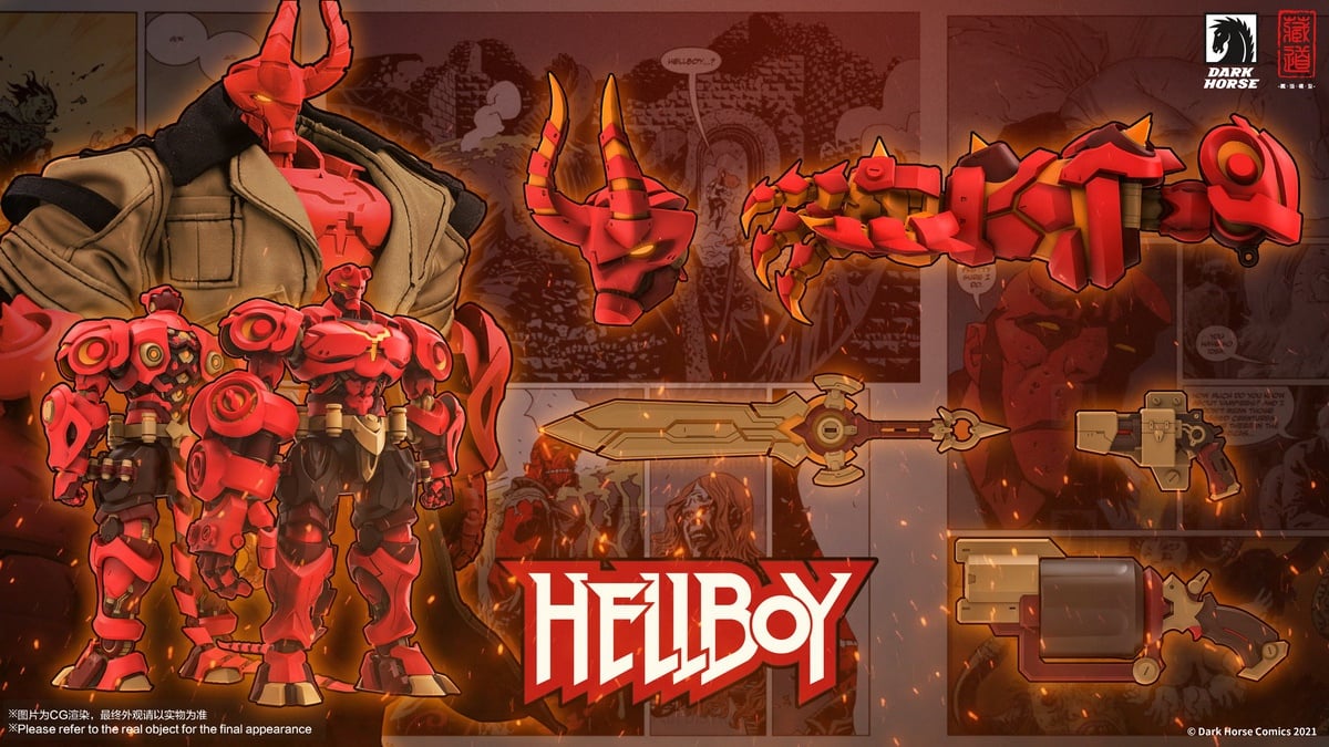 [สั่งจอง] Cangdao Model CD-FA-02 33cm Alloy Mecha : Hellboy Mecha