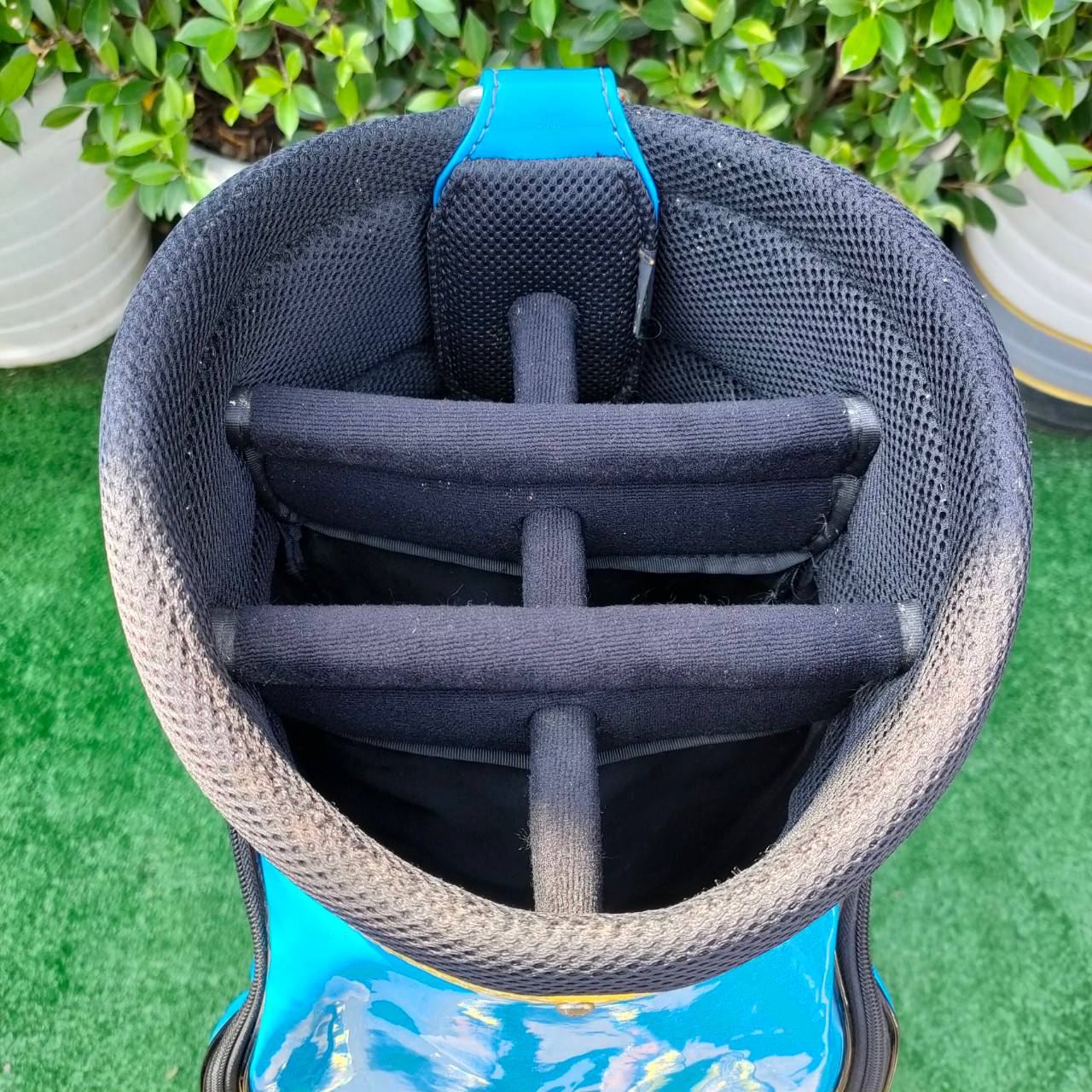 ถุงกอล์ฟ KASCO PROFESSIONAL MODEL มือสอง สภาพสวยเดิม หนังแก้วสีฟ้า ราคาพิเศษที่สุดแน่นอน!!!