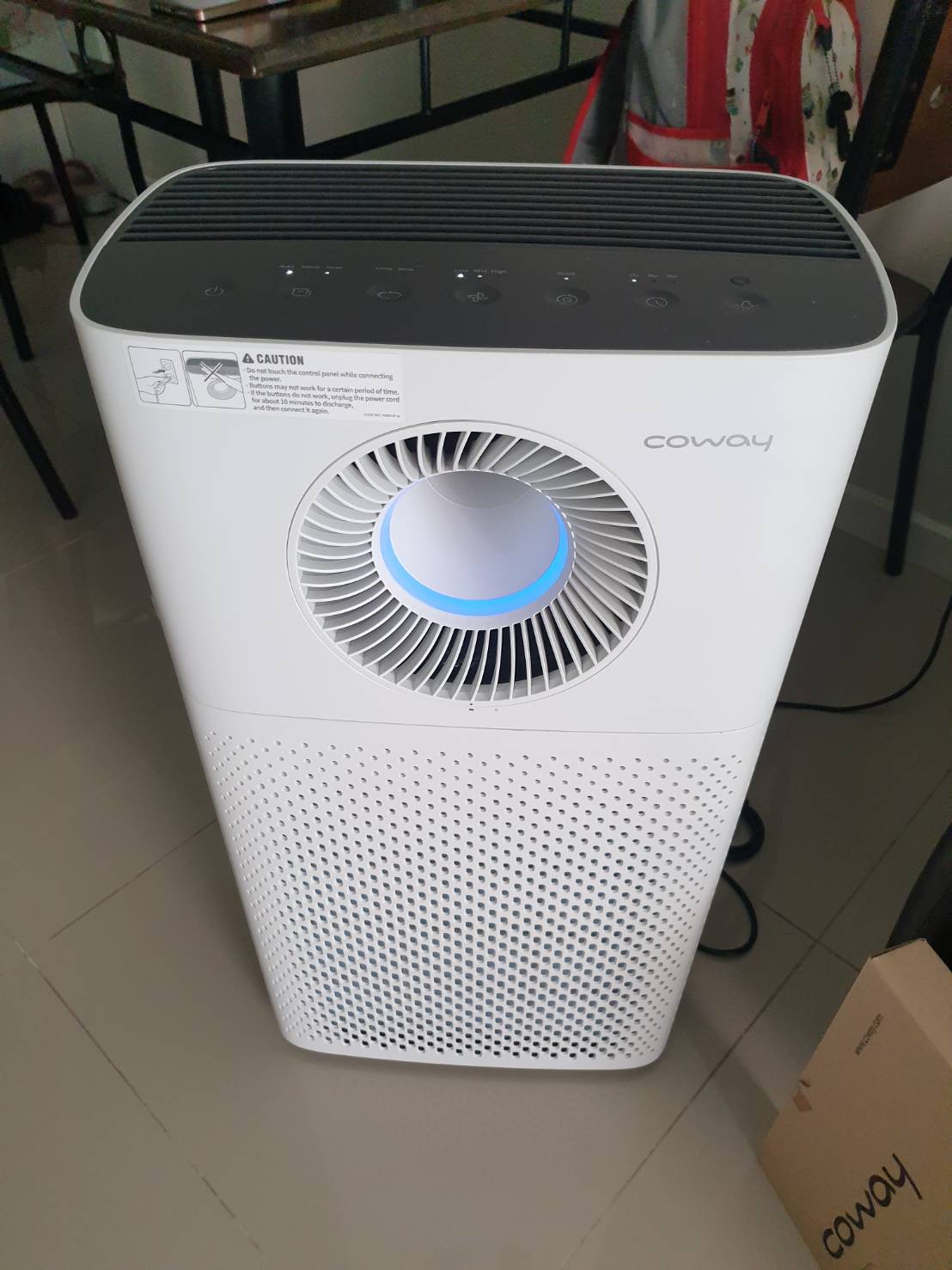 เครื่องกรองอากาศ coway ap-1516D สภาพใหม่มาก แถม ไส้กรองใหม่ ให้ 1 แผ่น