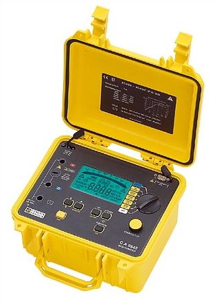CA6545 5kV Digital Insulation Tester เครื่องมือวัดความต้านทานฉนวน Full Function_Chauvin Arnoux