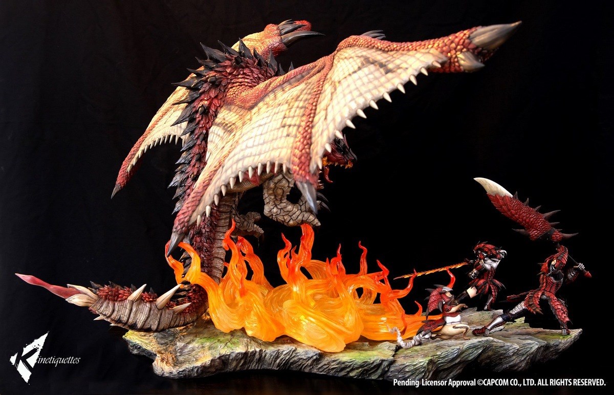 [สั่งจอง]Kinetiquettes 1/10 scale : RATHALOS - THE FIERY BUNDLE