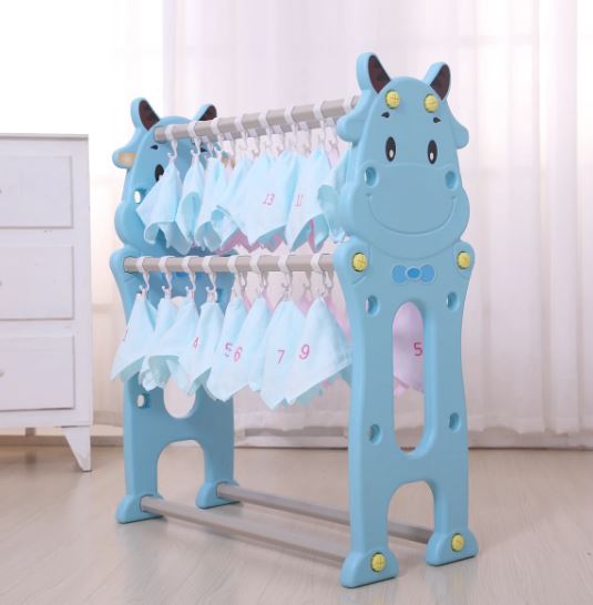 ราวแขวนผ้าวัว,ตะขอ 40 ชิ้น ราวแขวนแก้ว แขวนแปรงสีฟัน เฟอร์นิเจอร์เด็ก ,ของใช้เด็ก