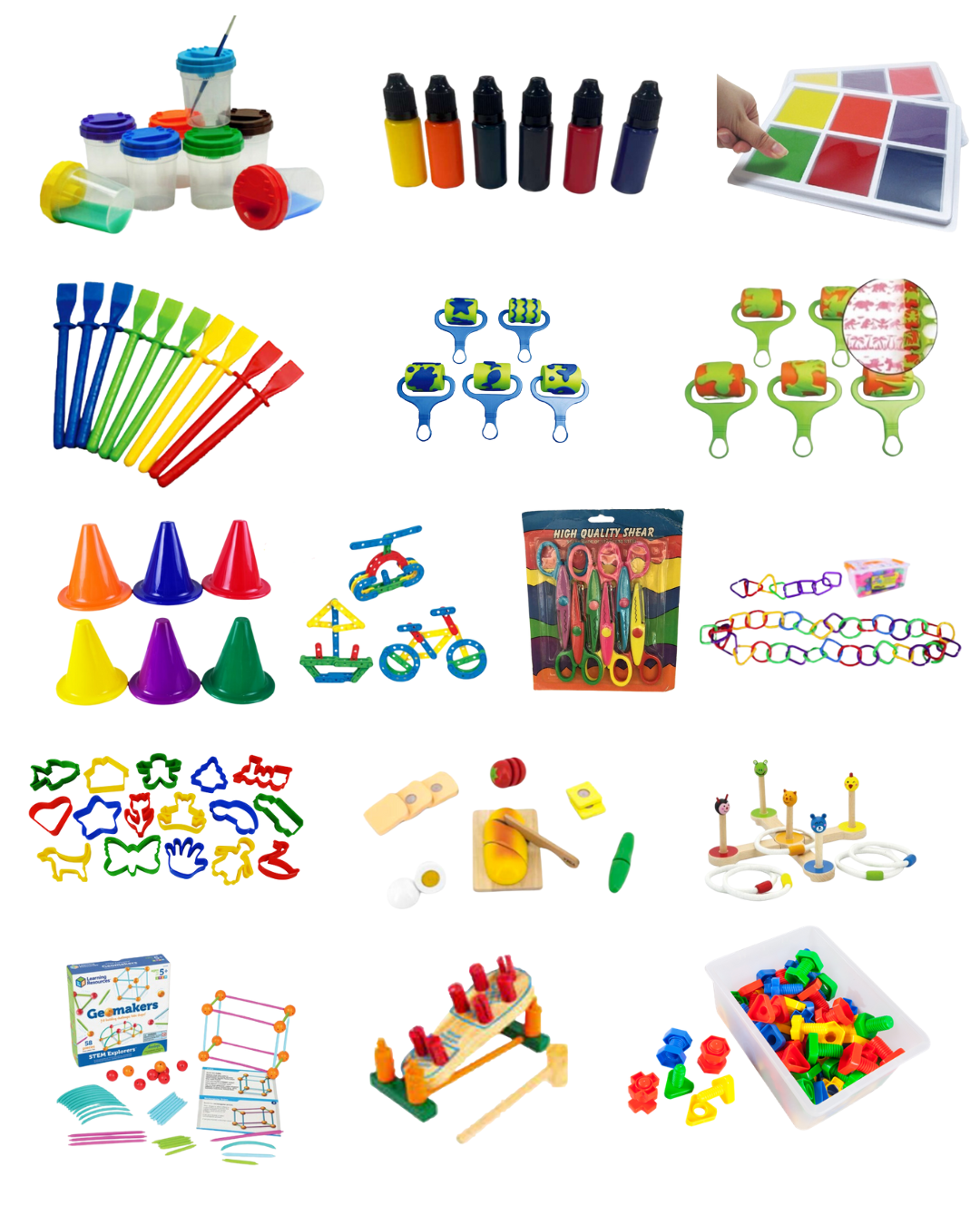 สื่อการสอน ของเล่นเสริมทักษะ เด็กอนุบาล อุปกรณ์การศึกษา สื่อการสอนอนุบาล โรงเรียน พร้อมส่ง งบประมาณ100,000บาท