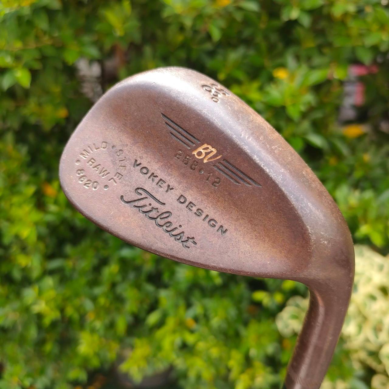 WEDGE TITLELIST BV VOKEY DESIGN องศา 58 เบาท์ 12 รุ่น MILD STEEL ก้าน DYNAMIC GOLD FLEX WEDGE รุ่นสนิม เนื้อแท้ไม่เคลือบ ฟีลลิ่งดีมากๆ ไม้กอล์ฟมือสอง ของแท้ BY NakaraLuxurious