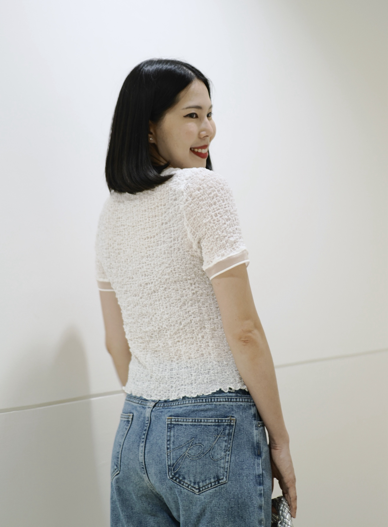 ปรับราคาลง20%!! 2MUAY รุ่น GJO1448 เสื้อพลีทคุณภาพ SMOCK PLEATED TOP 6 สี FREE SIZE