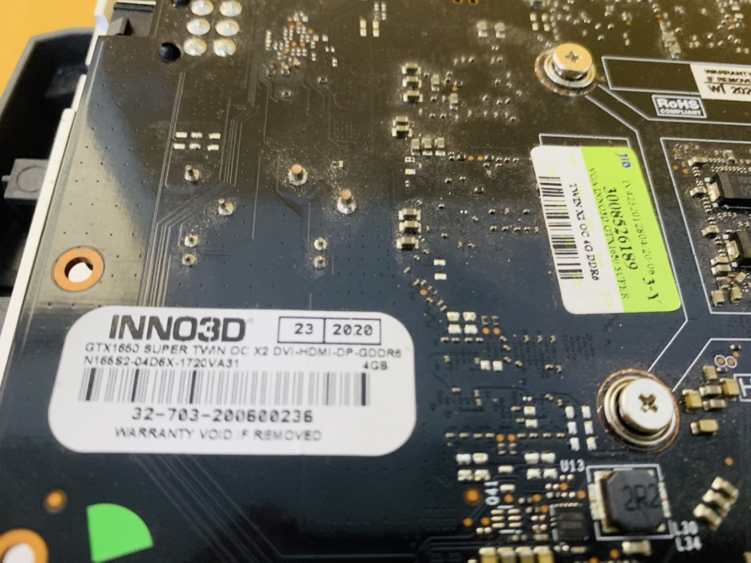การ์ดจอ Inno3D GTX1650SUPER/4GB INNO3D TWIN X2 OC