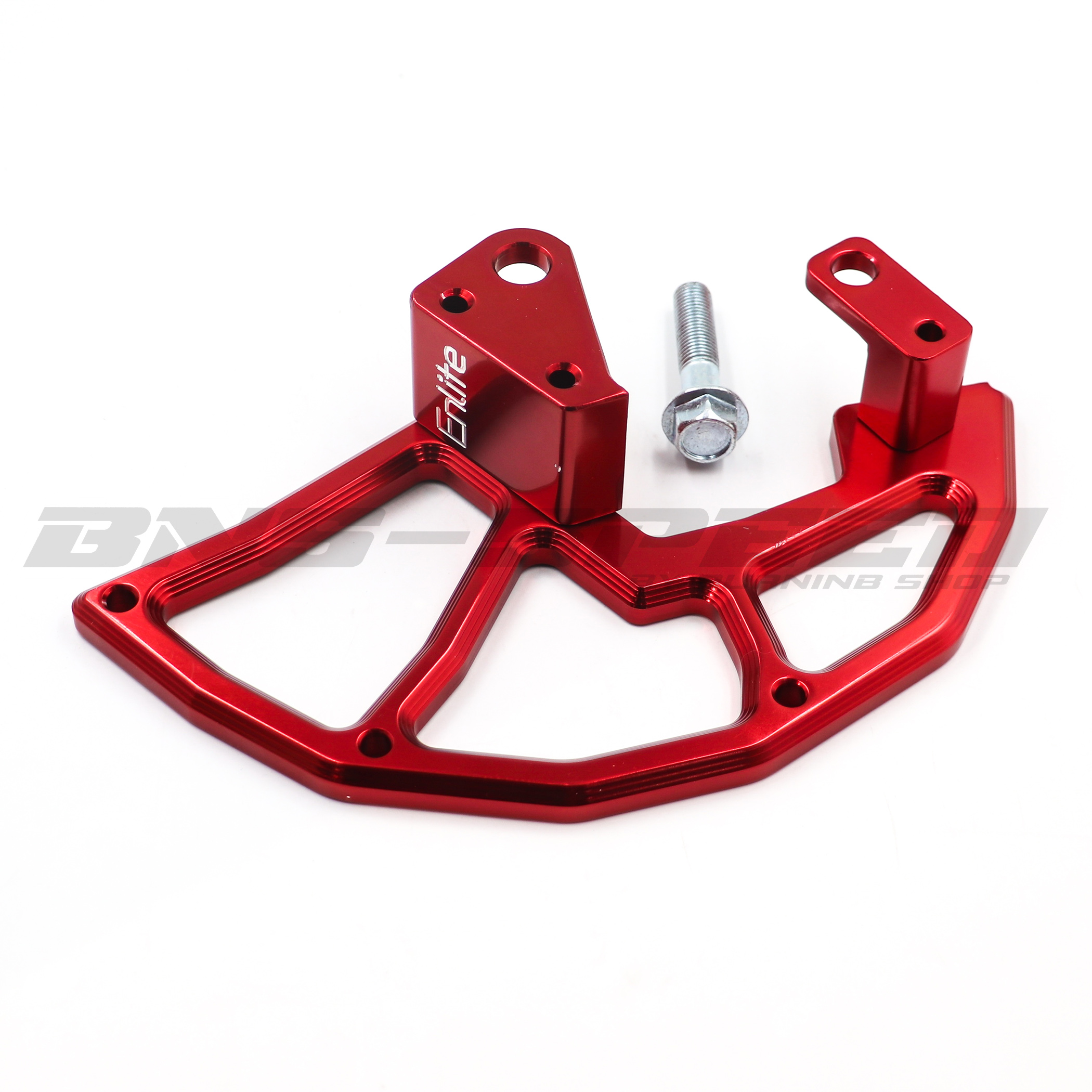 การ์ดดิสหน้า Enlite Front Disc Guard KLX140L/G/RF - สีแดง