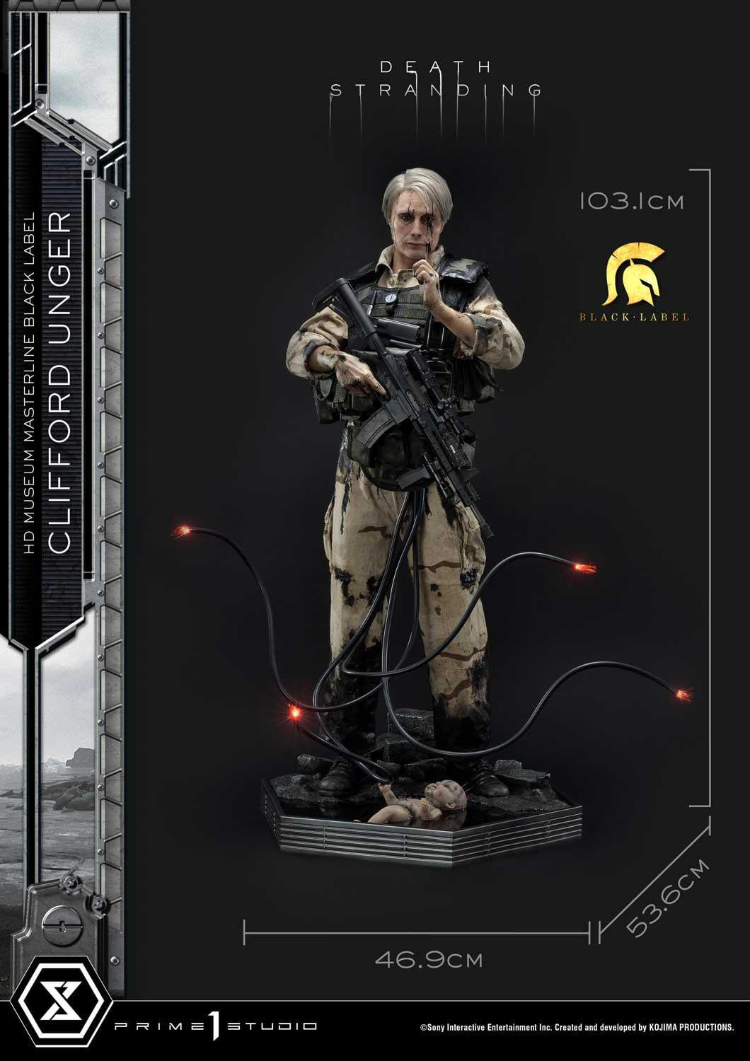 [สั่งจอง]Prime 1 Studio HDMMBLDS-02: Clifford Unger (Death Stranding) Black Label Version
