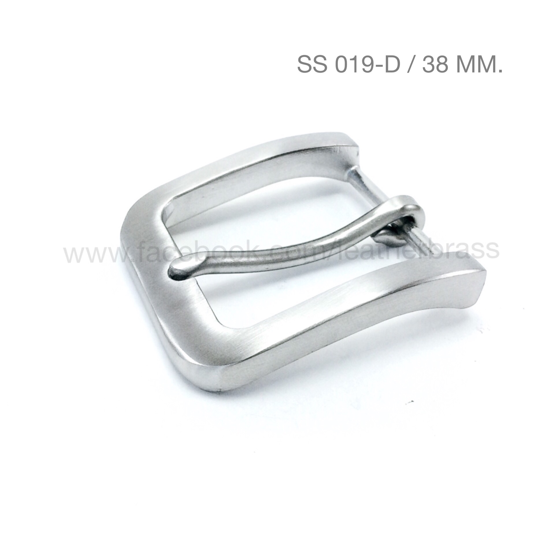 SS019-D หัวเข็มขัดสเตนเลสแท้ขนาด 38มิล หรือ 1.5นิ้ว อุปกรณ์งานหนัง leatherbrass**ราคาต่อชิ้น**
