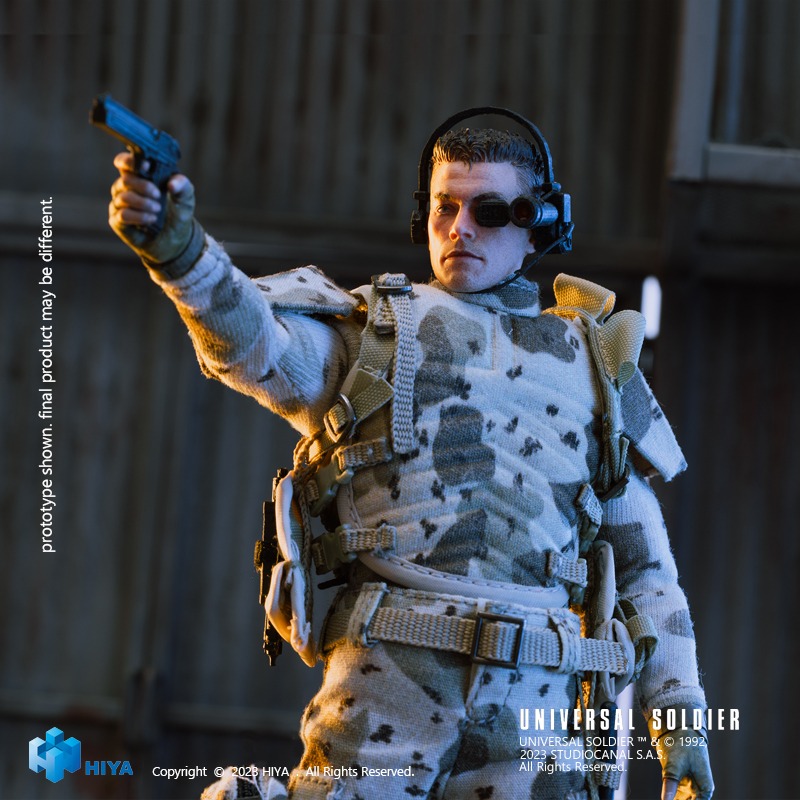 [สั่งจอง] Hiya Toys Exquisite Super 1/12 : Universal Soldier Luc Deveraux