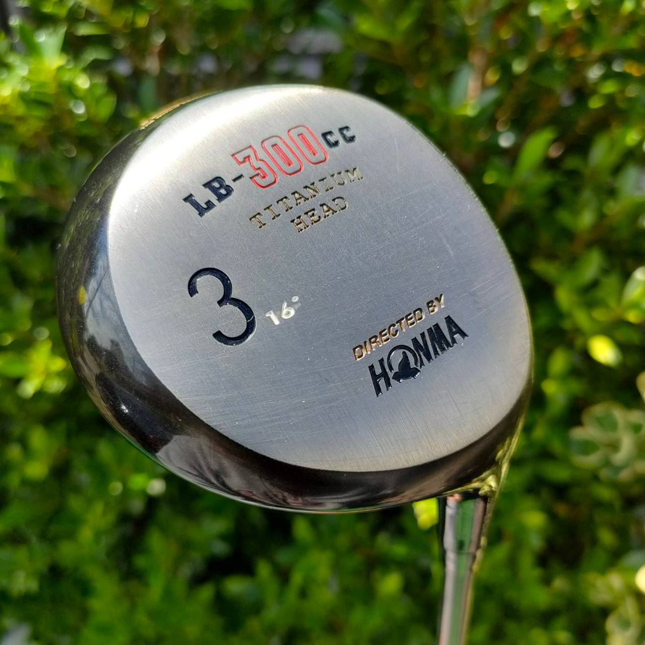 FW 3 HONMA LB-300 CC TITANUIUM ก้าน TITANUIUM CARBON ก้านสองดาว ** FLEX S องศา16 หัวใหญ่ตีง่ายครับ ต่างก็ดีมากมายนิติไกลมากครับ
