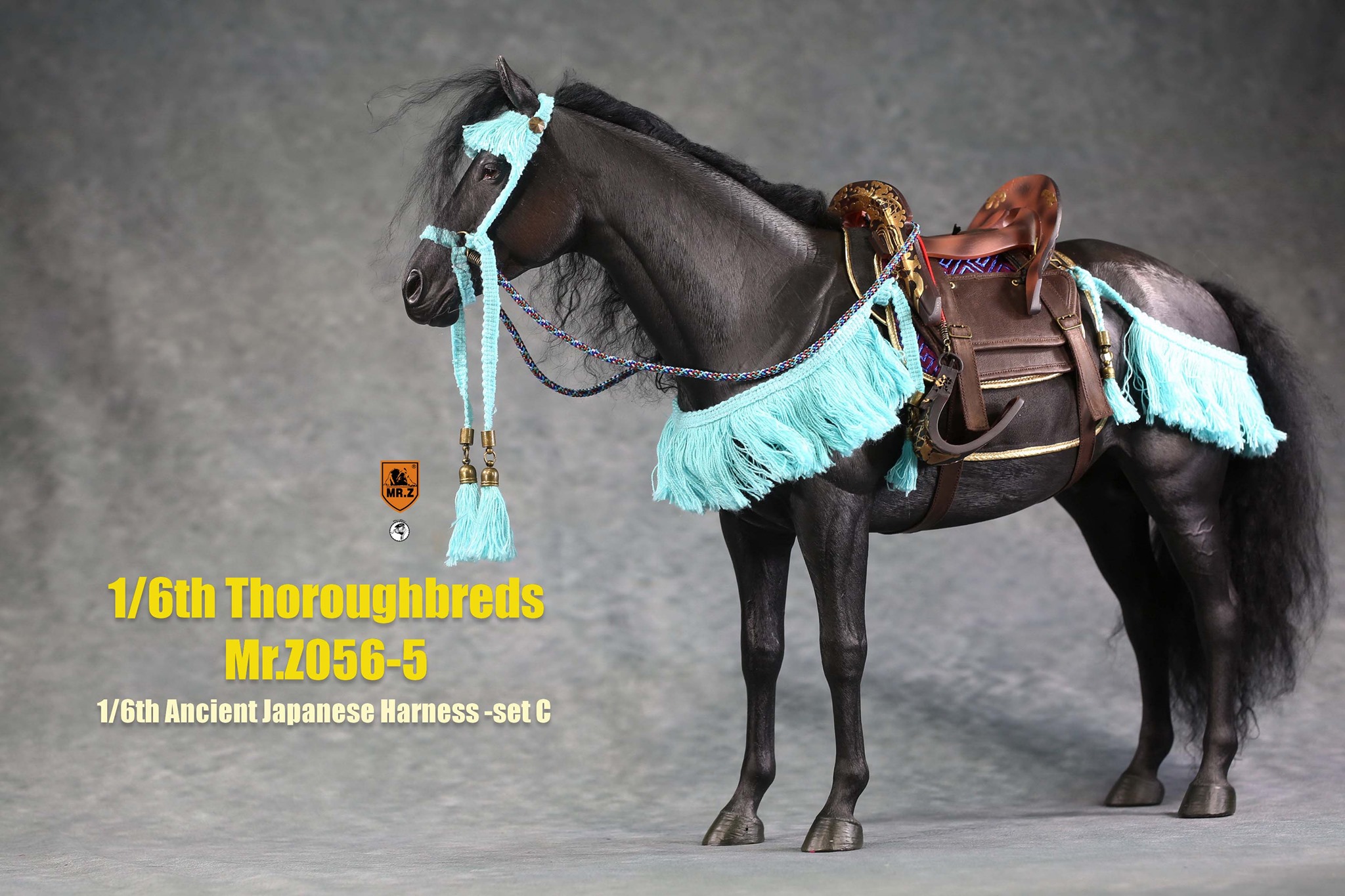 [สั่งจอง]MR.Z MRZ056 1/6 animal model No.56 : Thoroughbreds （all 5 colours） MR.Z 1/6 : Ancient Japanese Harness Set