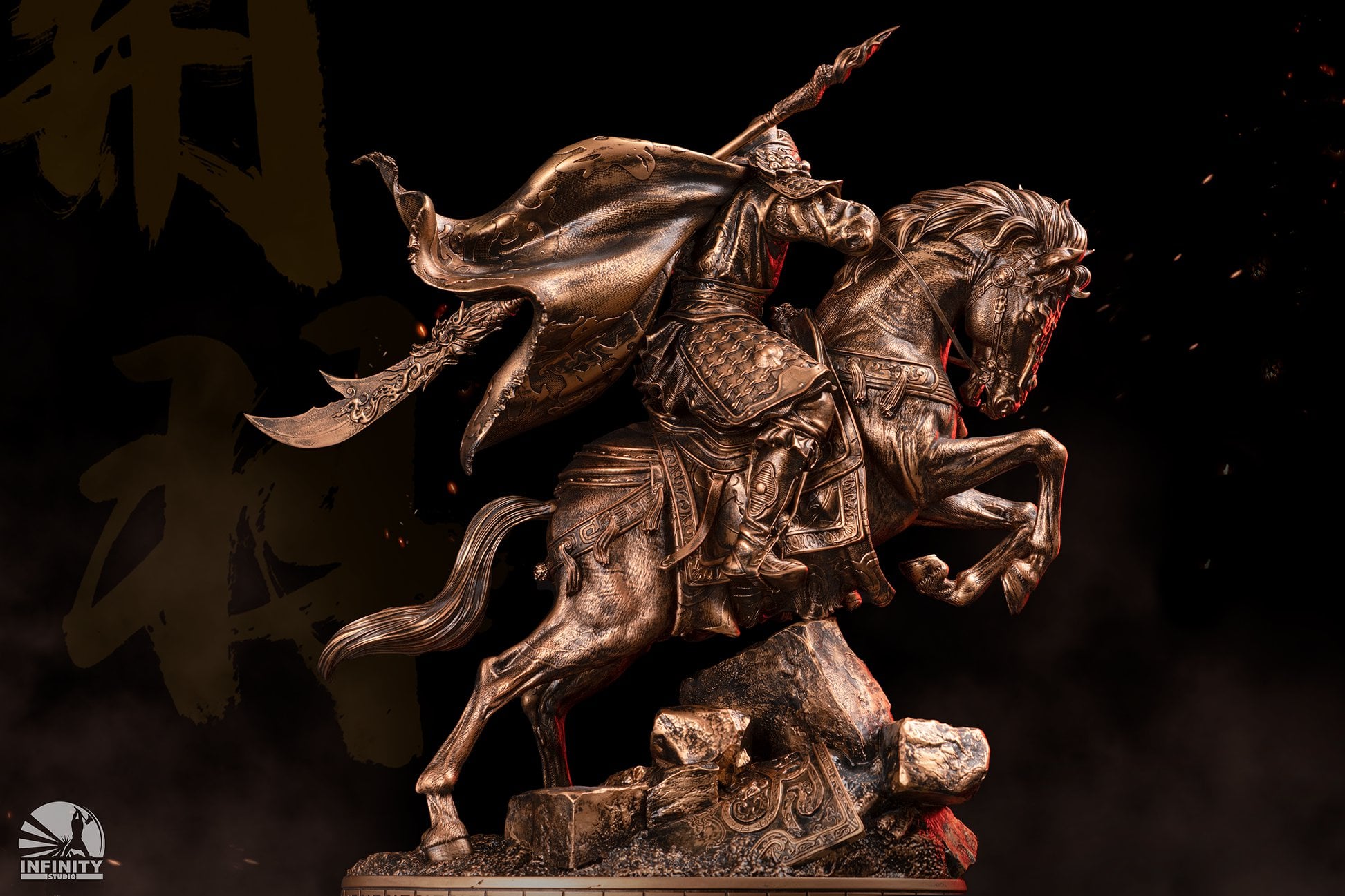 [สั่งจอง]Infinity Studio 1/7 : Three Kingdoms General - Guan Yu Bronze Version