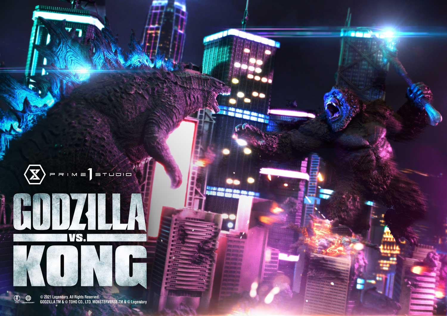 [สั่งจอง]Prime 1 Studio UDMGVK-03: Godzilla vs Kong Final Battle