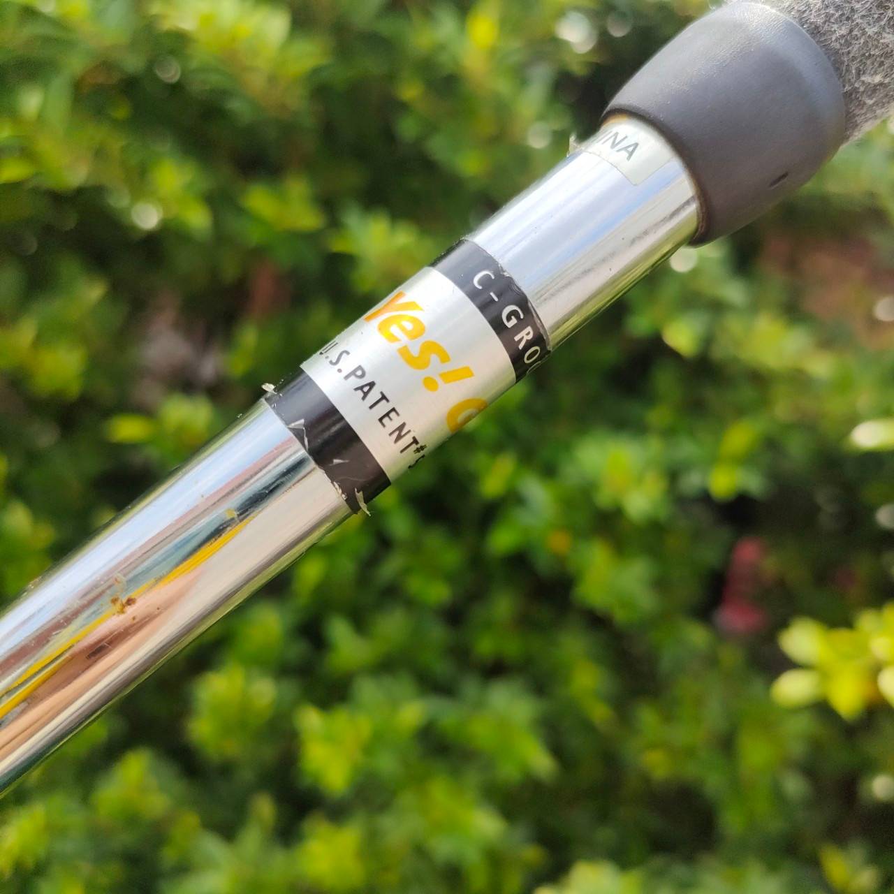 PUTTER YES! C-GROOVE ความยาว 34 นิ้ว Olivia Mallet ก้าน YES! C-GROOVE พัตต์ดีมากๆ มีถ่วงบล๊านซ์ ทั้งสองจุด ทรงซาลาเปา ไม้กอล์ฟมือสอง ของแท้ BY NakaraLuxurious