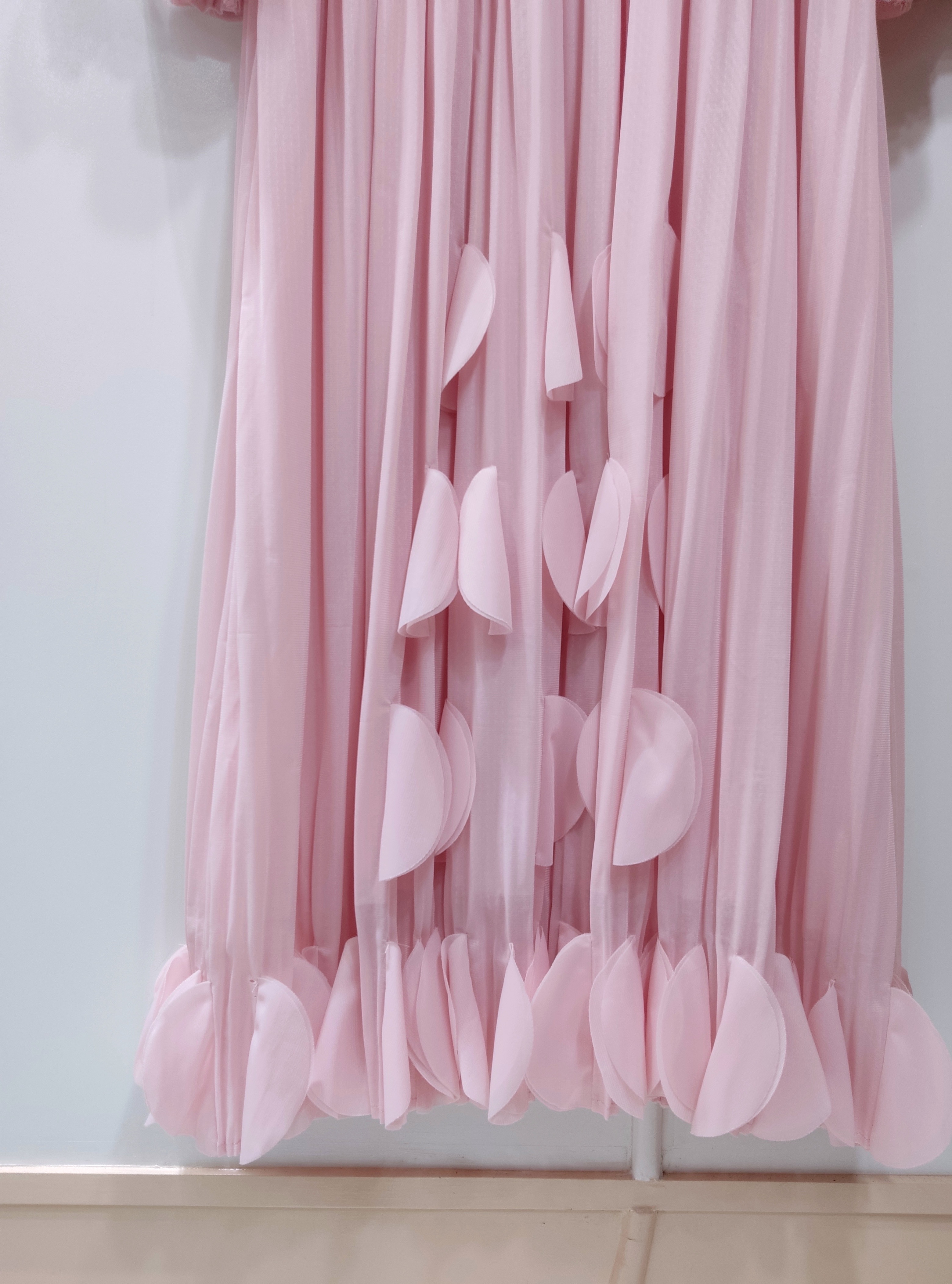 2MUAY รุ่น GJO9015 เดรสพลีทคุณภาพ FLARE SLEEVE PLEATED DRESS 4 สี FREE SIZE