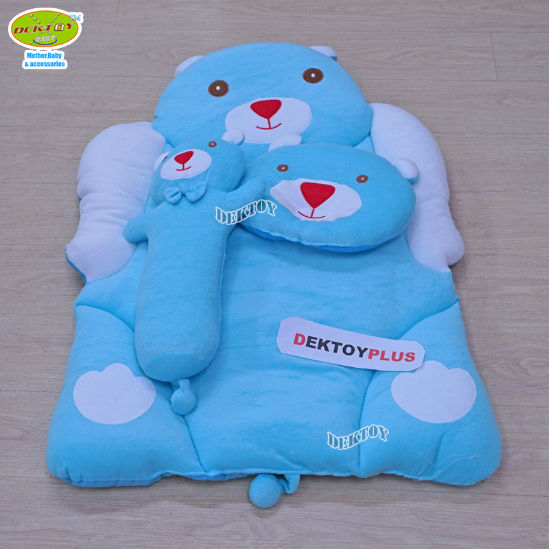 ชุดที่นอนเด็กขนหนูหน้าหมี