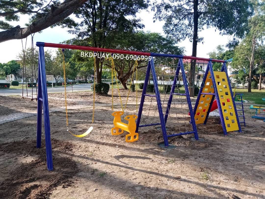 เครื่องเล่นสนามกลางแจ้ง, ชุดชุดรวม 5 กิจกรรม สไลเดอร์ ชิงช้าและปีนป่ายผจญภัย ประกอบด้วยสไลเดอร์ชิงช้าปีนป่ายบาร์โหน, เครื่องเล่นสนามเหล็ก ,สนามเด็กเล่น ,เครื่องเล่นสนามราคาถูก ,outdoorplayground พร้อมส่ง
