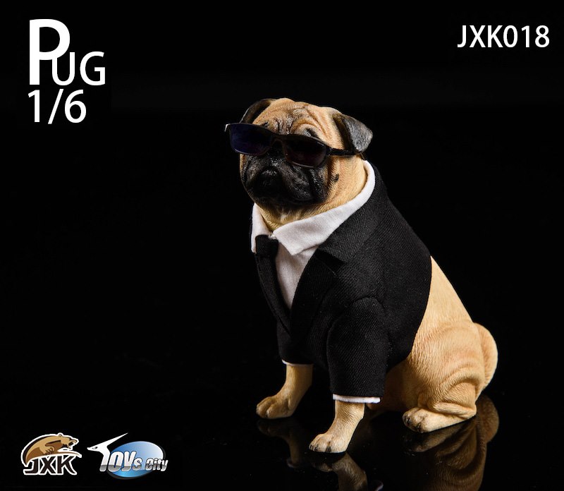 [สั่งจอง]JXK 1/6 JXK018 pug in Black-FRANK
