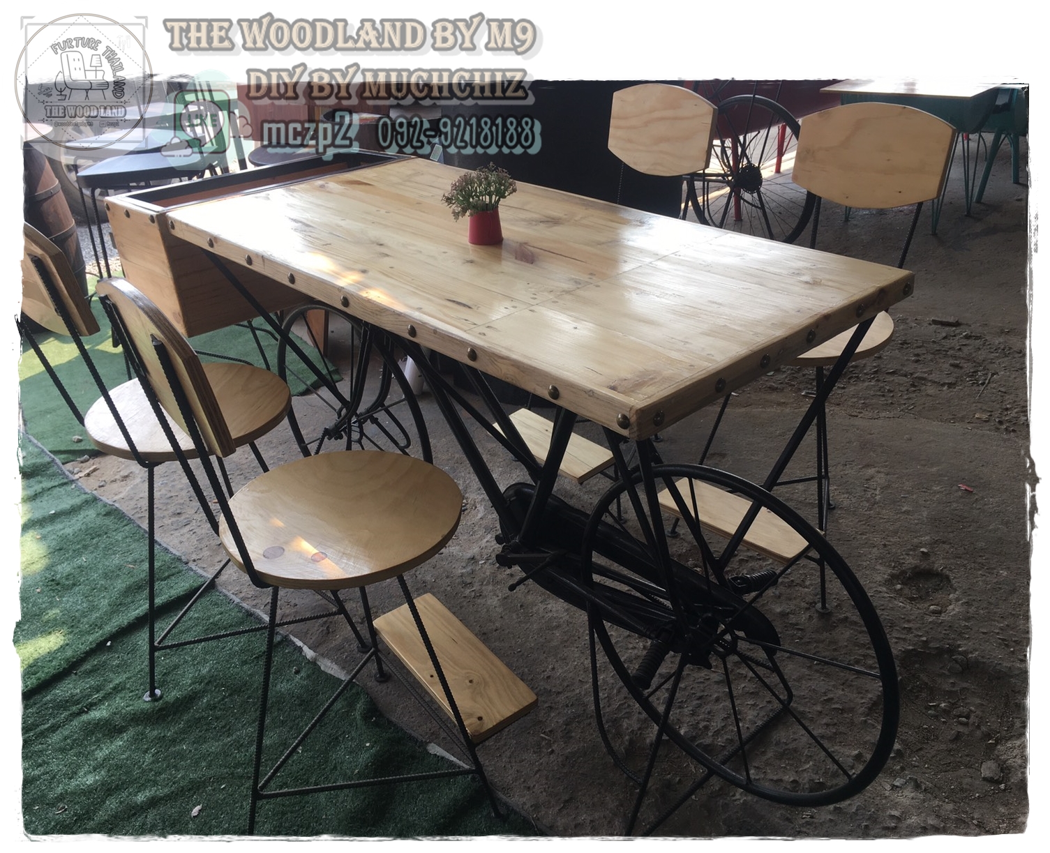 #BICYCLE Design#เฟอร์นิเจอร์จักรยานวินเทจ #เฟอร์นิเจอร์ตกแต่งร้านกาแฟ