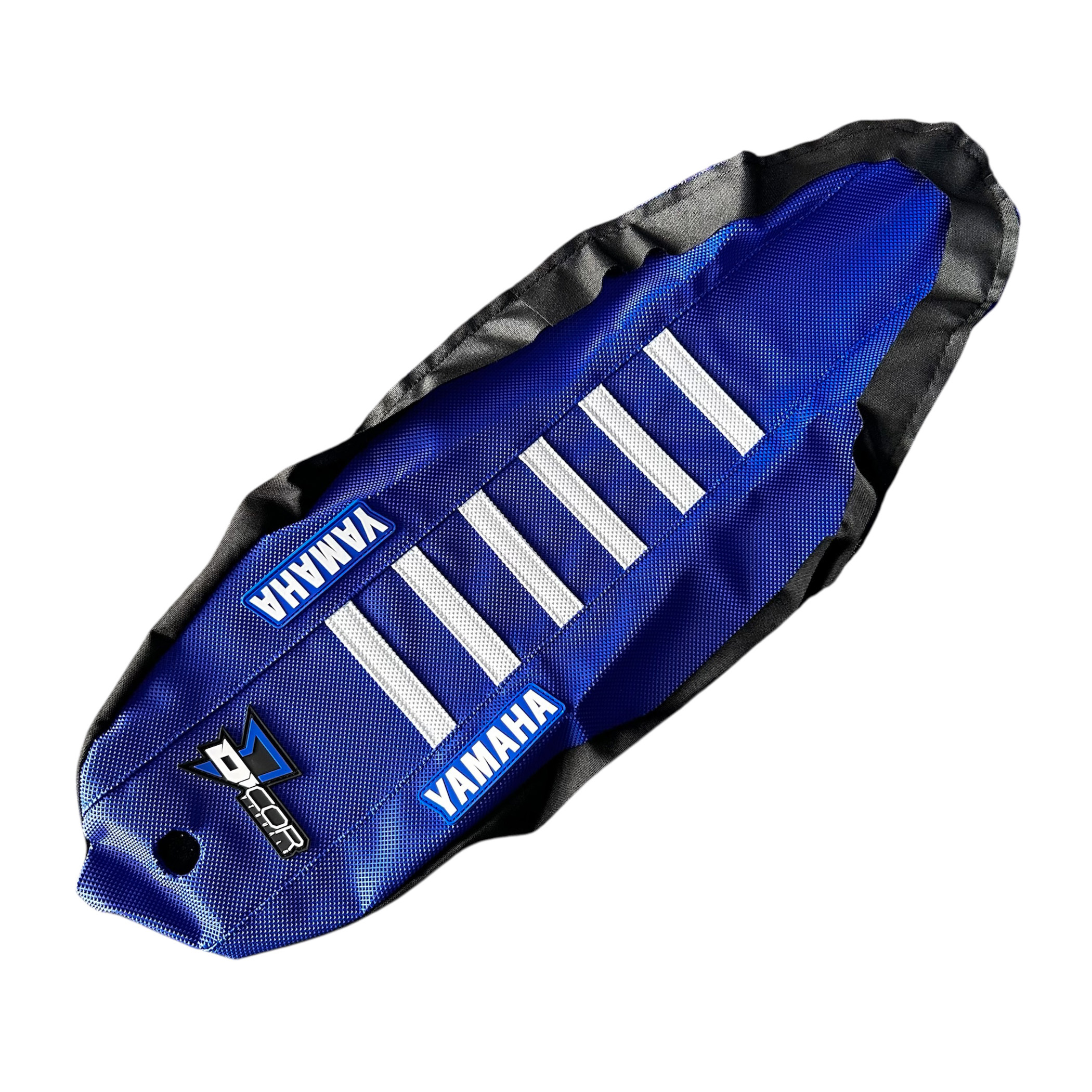 ผ้าเบาะ Dcor Visuals Seat cover Blu, wht ribs - Yamaha YZ85 22-25