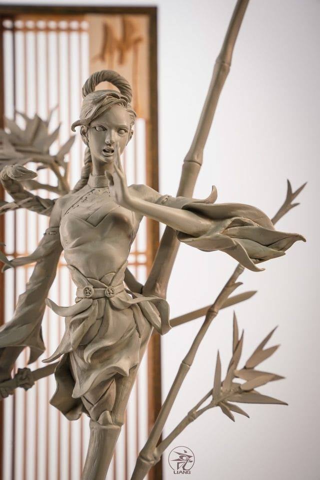 [สั่งจอง]Yuan Xing Liang : Chinese Ladies Plum, Orchid, Bamboo , Chrysanthemum (Painted Version)