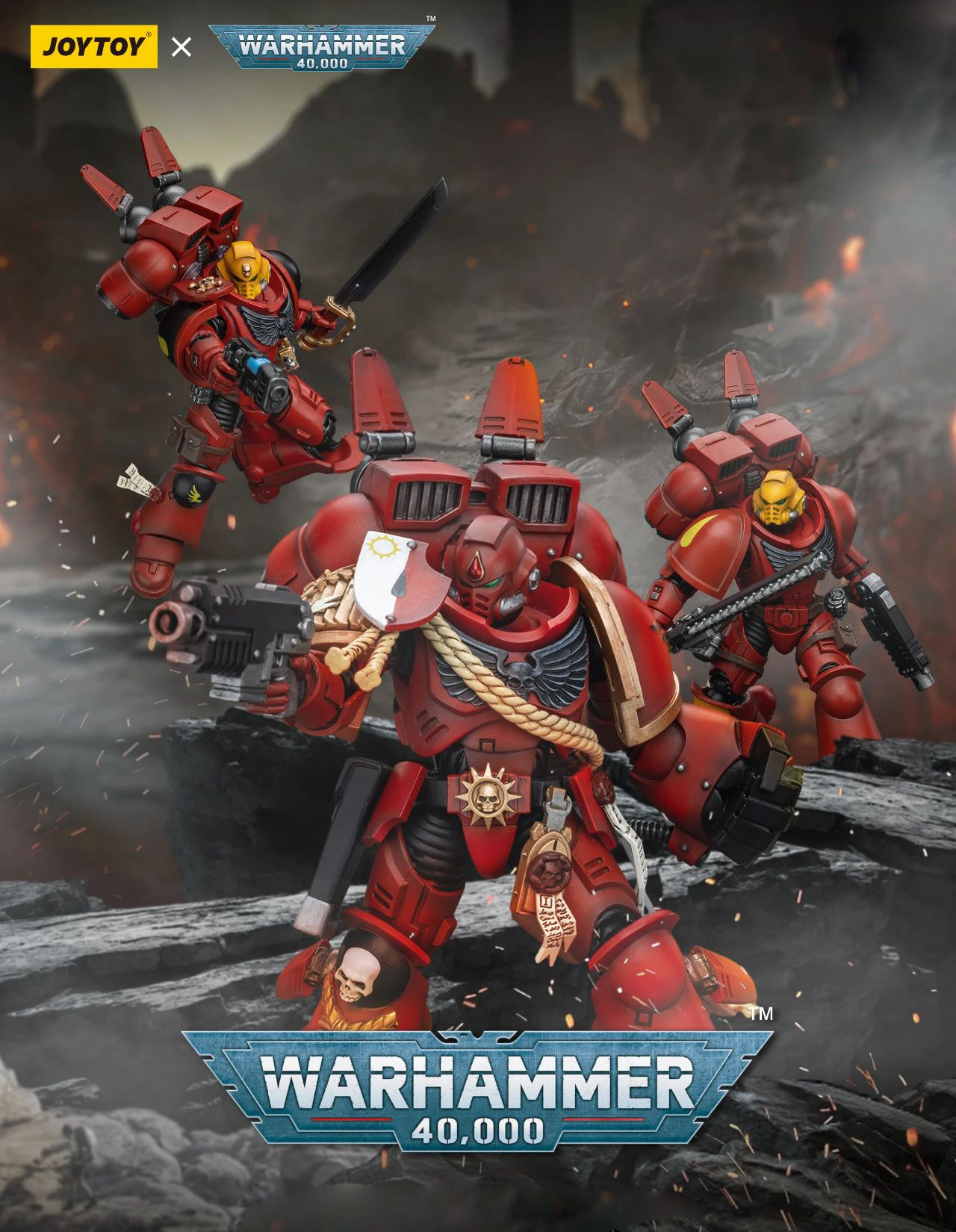 [สั่งจอง] Joytoy 1/18 - JT8575 :Blood Angels Commander Dante