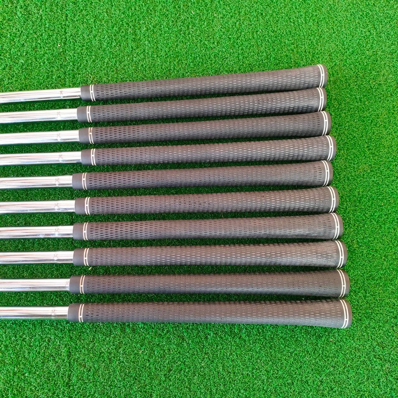 ชุดเหล็ก BRIDGESTONE REYGIANDE FORGED มีเหล็ก 3-9 PW SW P/S ชุดใหญ่ 10 ชิ้น ก้าน PRECION 5.0 สุดยอดพรีเมี่ยม กริพเปลี่ยน GOLF PRIDE ใหม่ทั้งชุด