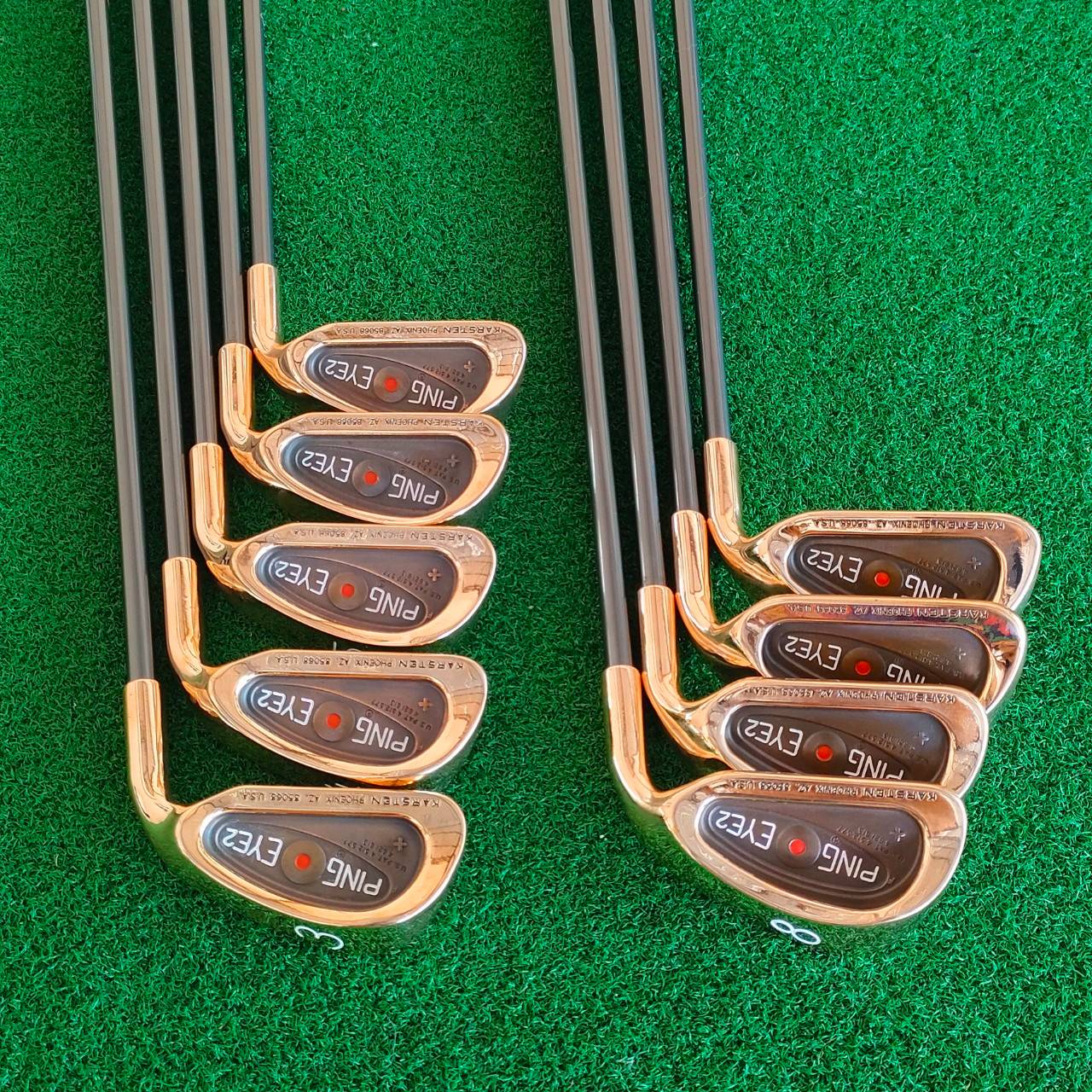 ชุดเหล็ก PING EYE 2 PLUS จุดแดง สุดยอดแห่งวัสดุ Beryllium Copper เป็นรุ่น PLUS อีกด้วย ดูที่ใบเหล็กจะมี เครื่องหมาย + เป็นรุ่นที่ดีที่สุด ในปัจจุบัน