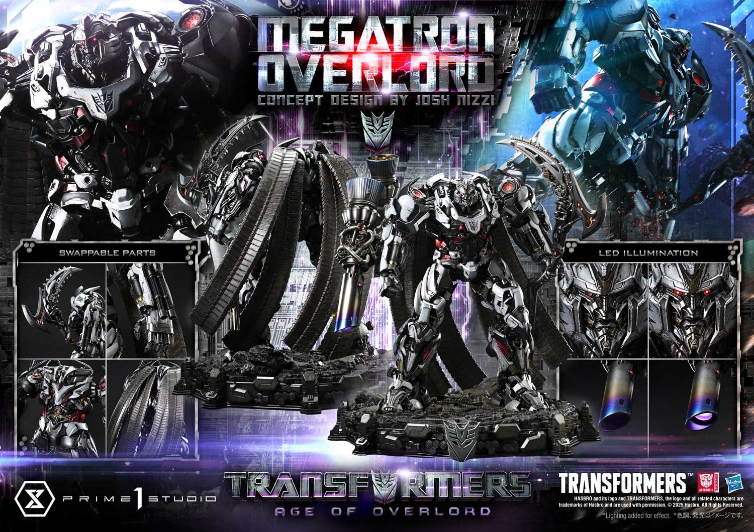 [สั่งจอง] Prime 1 Studio MMTFM-39 : Megatron Overlord (Design by Josh Nizzi)