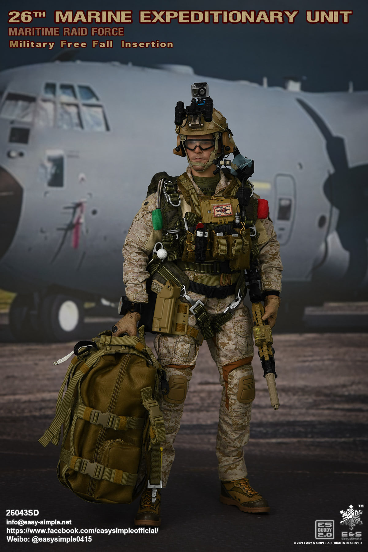 [สั่งจอง]Easy&Simple 26043S : 31ST MEU MRF Military Free Fall Insertion
