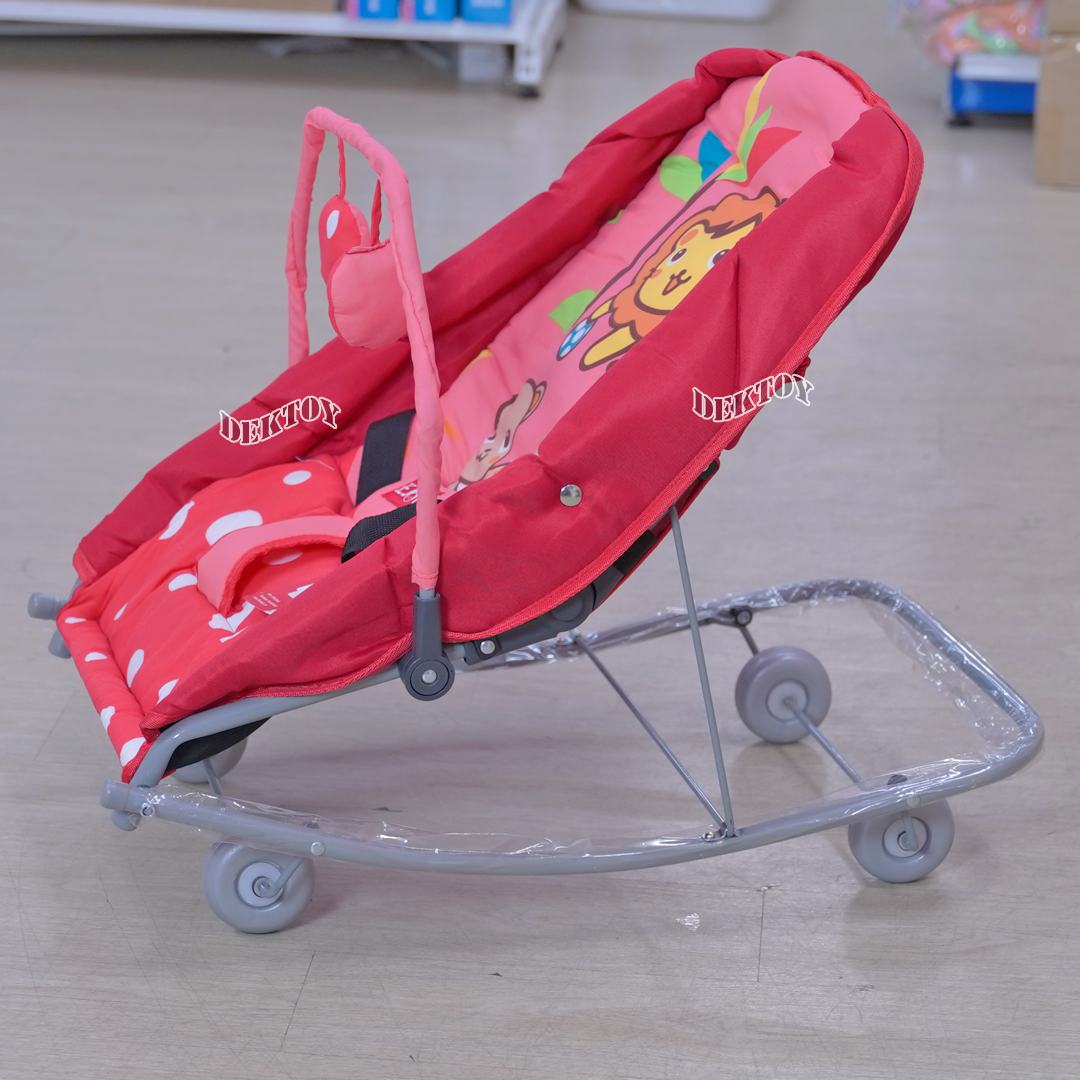 Firstfeels BEJOY เปลโยกเด็ก เปลโยกเด็กสำหรับนอนเล่น BJ A442 ลายสิงโต