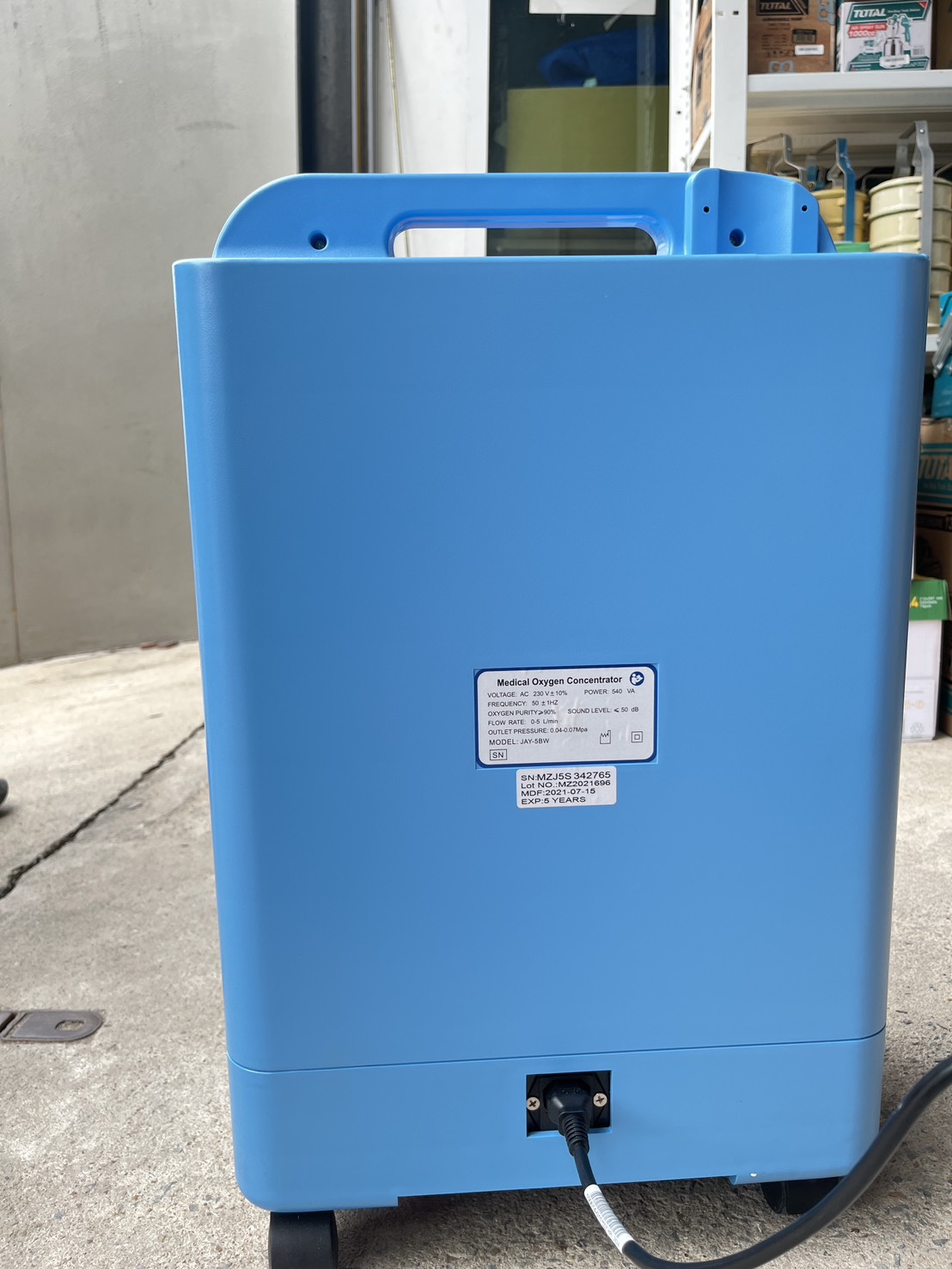 Longfian Oxygen Therapy Concentrator เครื่องผลิตออกซิเจน รุ่น JAY-5BW