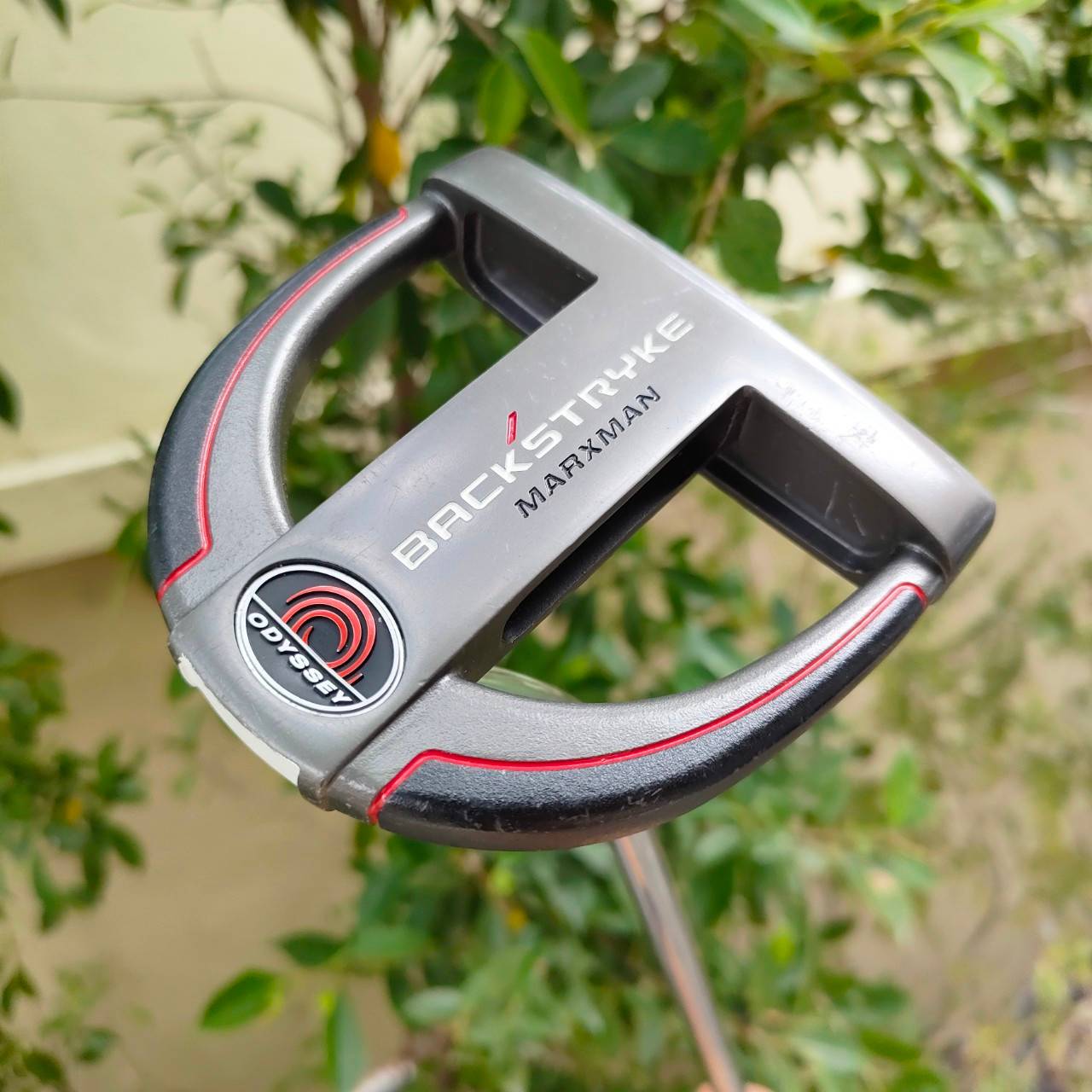 PUTTER ODYSSEY BACKSTRYKE MARXMAN ความยาว 33 นิ้ว พัตต์แม่นยำ ตรงมากๆ จรดง่าย Elite grips กริพคุณภาพสูง แค่กริพราคาก็แพงมาก ไม้กอล์ฟพรีเมี่ยมมือสอง ของแท้ By NakaraLuxurious