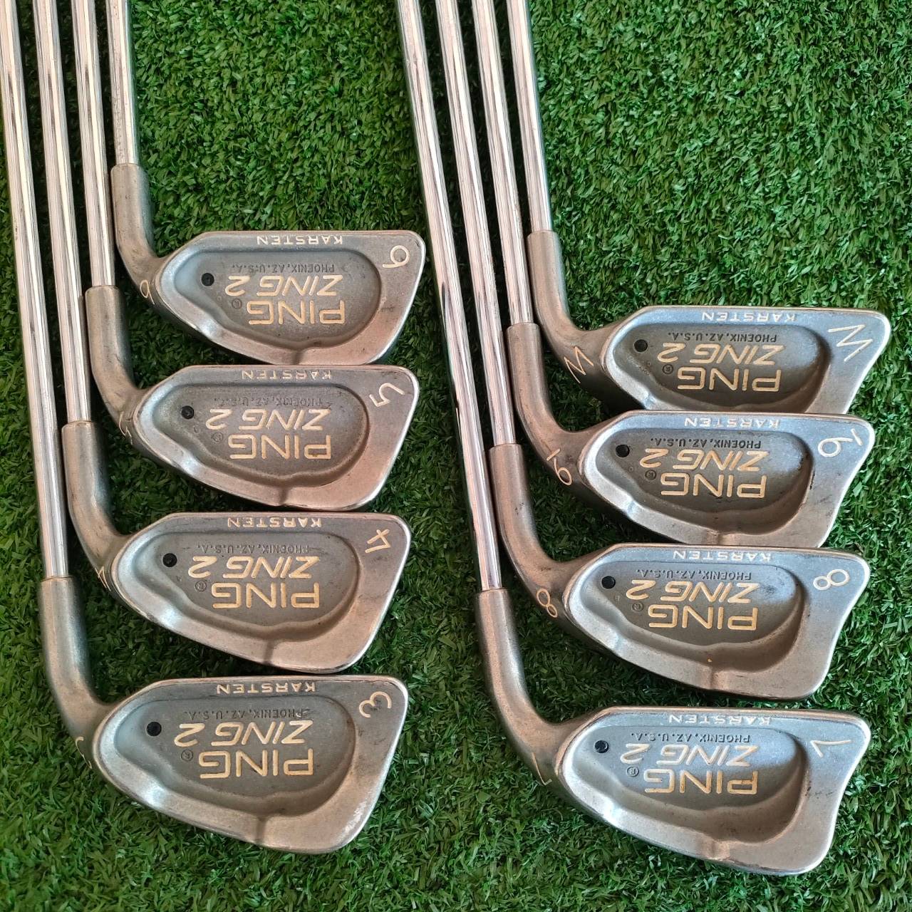 ชุดเหล็ก PING ZING 2 KARSTEN มีเหล็ก 3-9 เเละ W ก้าน PING KARSTEN เดิมสวยมาก