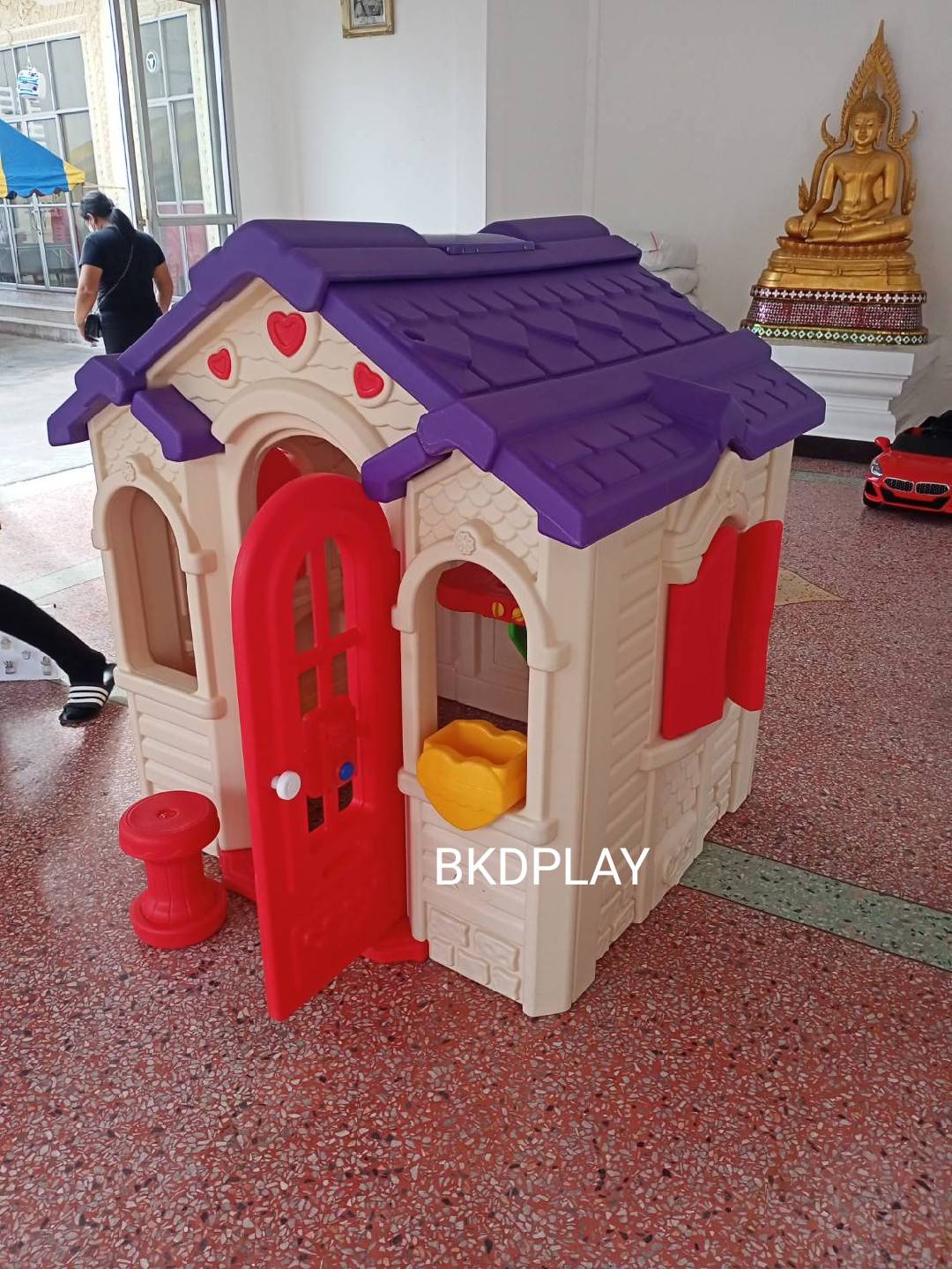 ส่งฟรี! บ้านเจ้าหญิงสีขาวม่วง บ้านของเล่น ,บ้านเด็ก ,บ้านพลาสติกของเล่นเด็ก,พร้อมส่ง