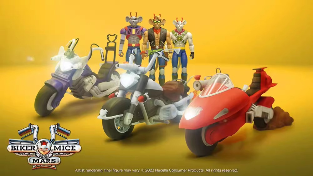 [พร้อมส่ง] Nacelle 1/12 Biker Mice from Mars (SET 3 ตัว)