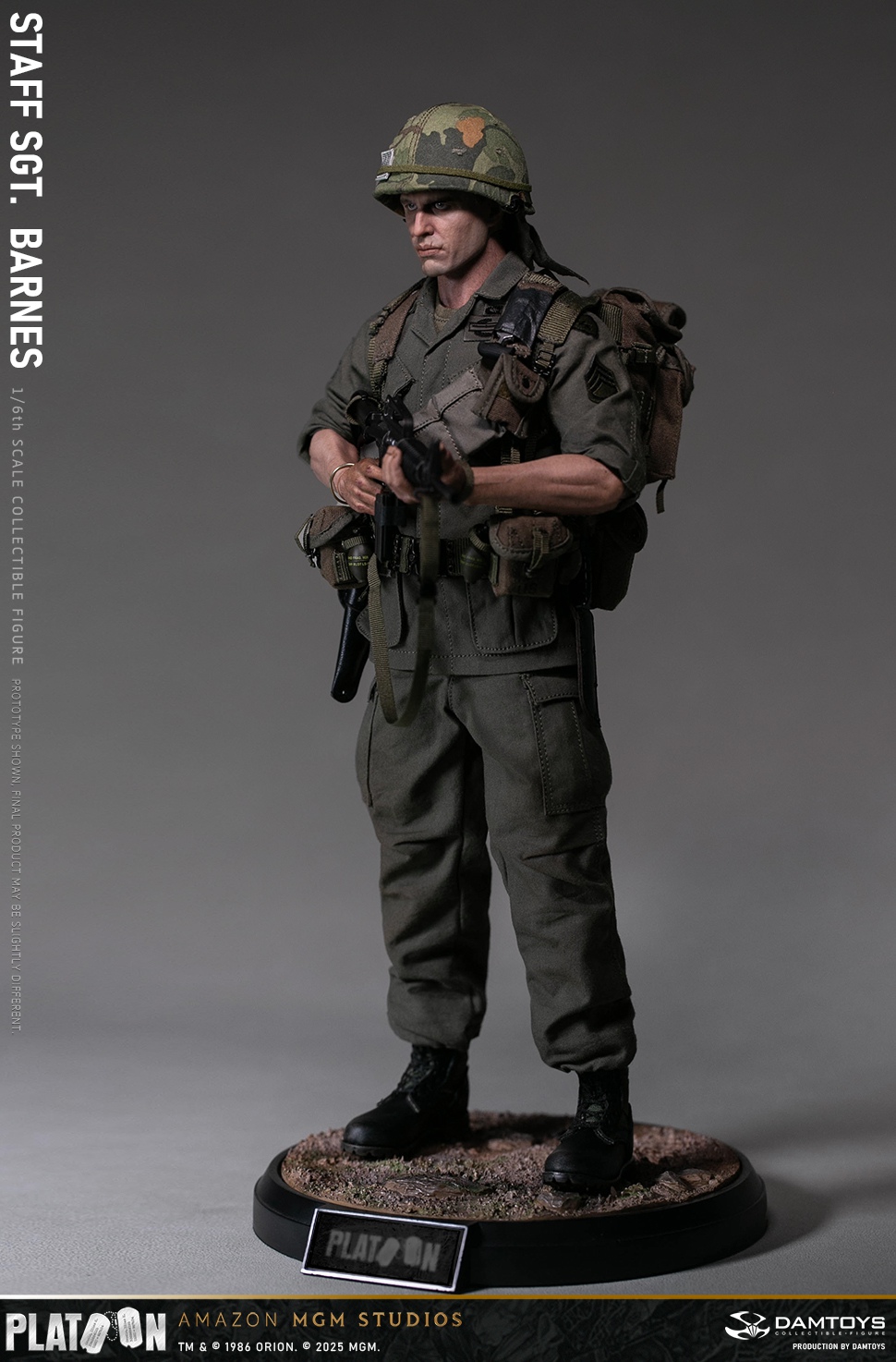 [สั่งจอง]DAMTOYS DMS045 1/6 : Platoon - Staff Sergeant Barnes