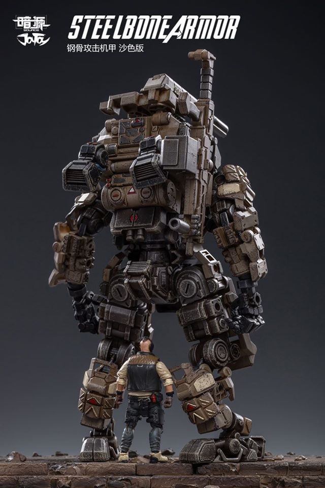 [สั่งจอง]หุ่นจักรกลกระดูกเหล็กทะเลทราย JOYTOY 51921012 1/25 Steel bone armour （Sand）
