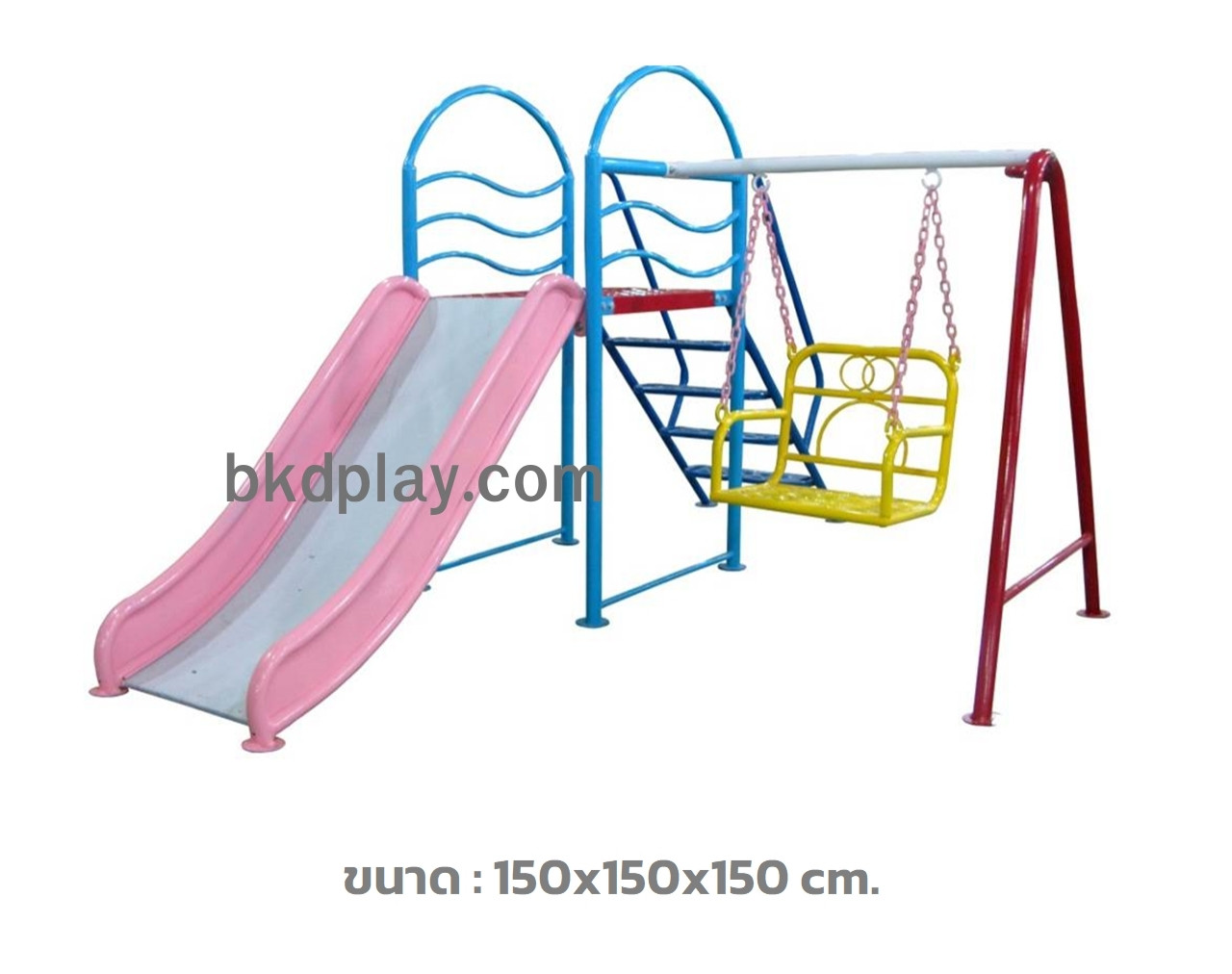 อุปกรณ์กระดานลื่น+ชิงช้าหนูน้อย,OutdoorPlayground,เครื่องเล่นสนามเหล็ก,คุรุภัณฑ์สนามเด็กเล่น,เครื่องเล่นงบสพฐ.ประชารัฐ ราคาโรงงาน